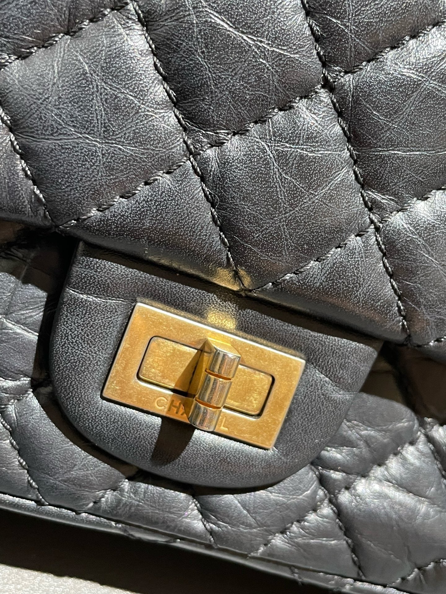 Chanel - 2.55 - Leather - Black - (mini)