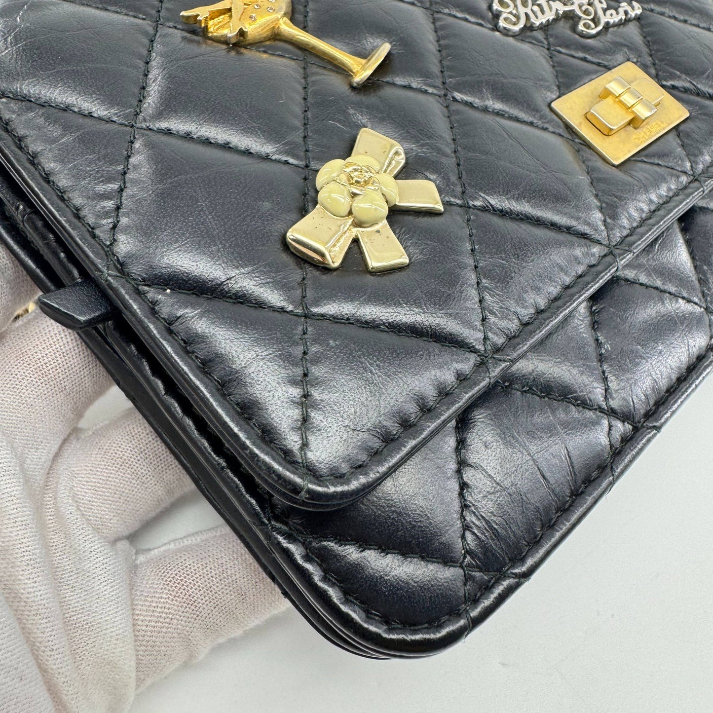 Chanel - 2.55 - Leather - Black - (mini)