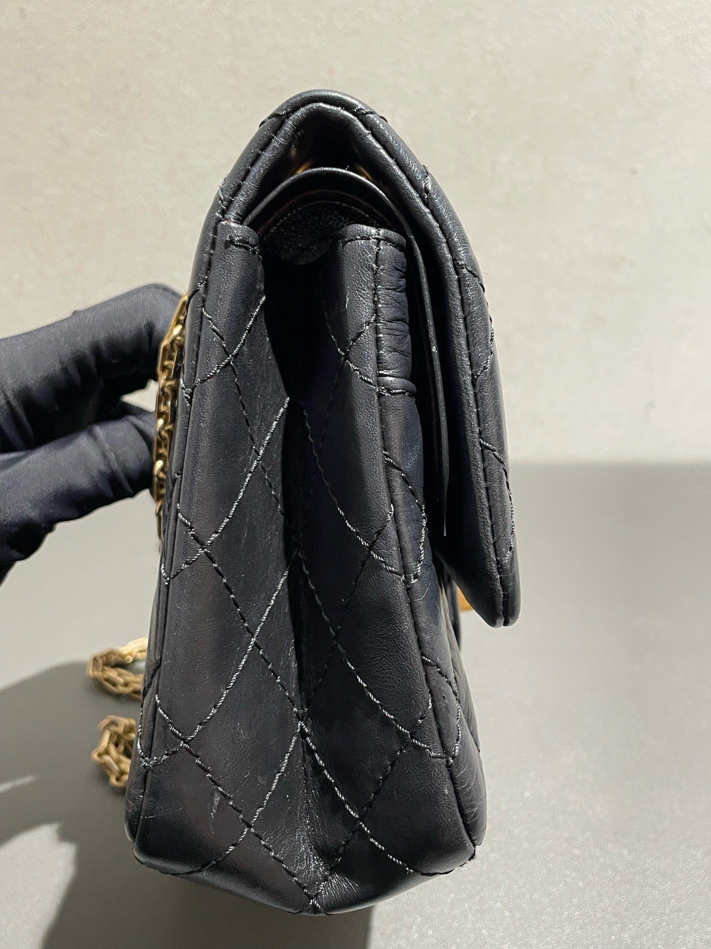 Chanel - 2.55 - Leather - Black - (mini)
