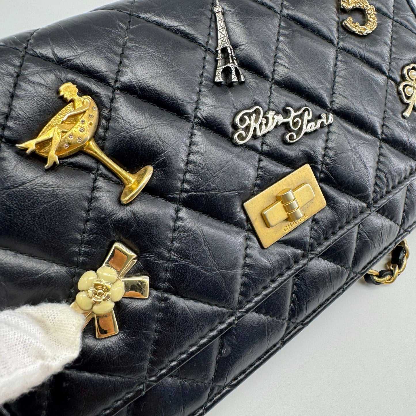 Chanel - 2.55 - Leather - Black - (mini)