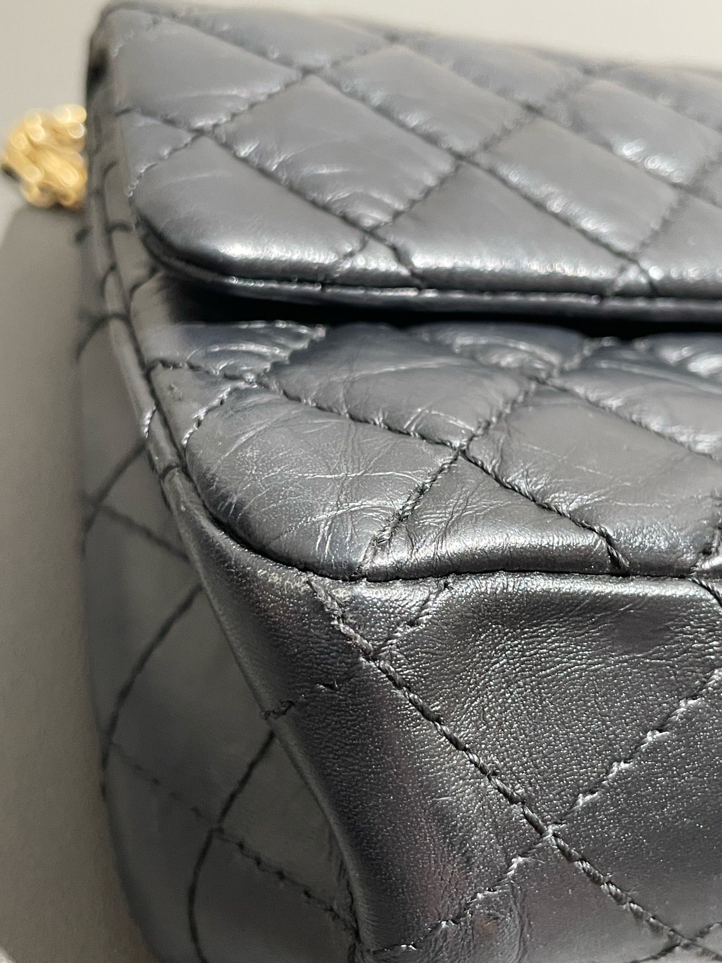 Chanel - 2.55 - Leather - Black - (mini)