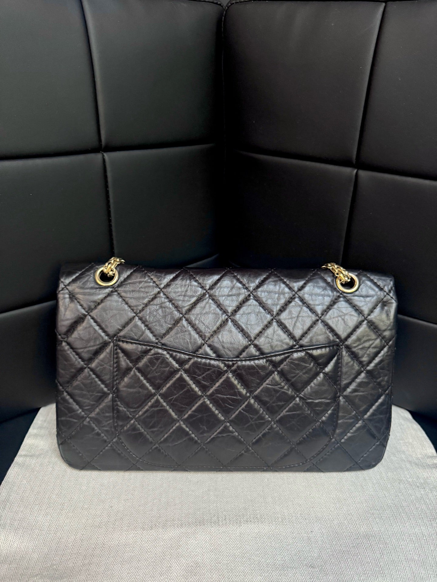 Chanel - 2.55 - Leather - Black - (Other)
