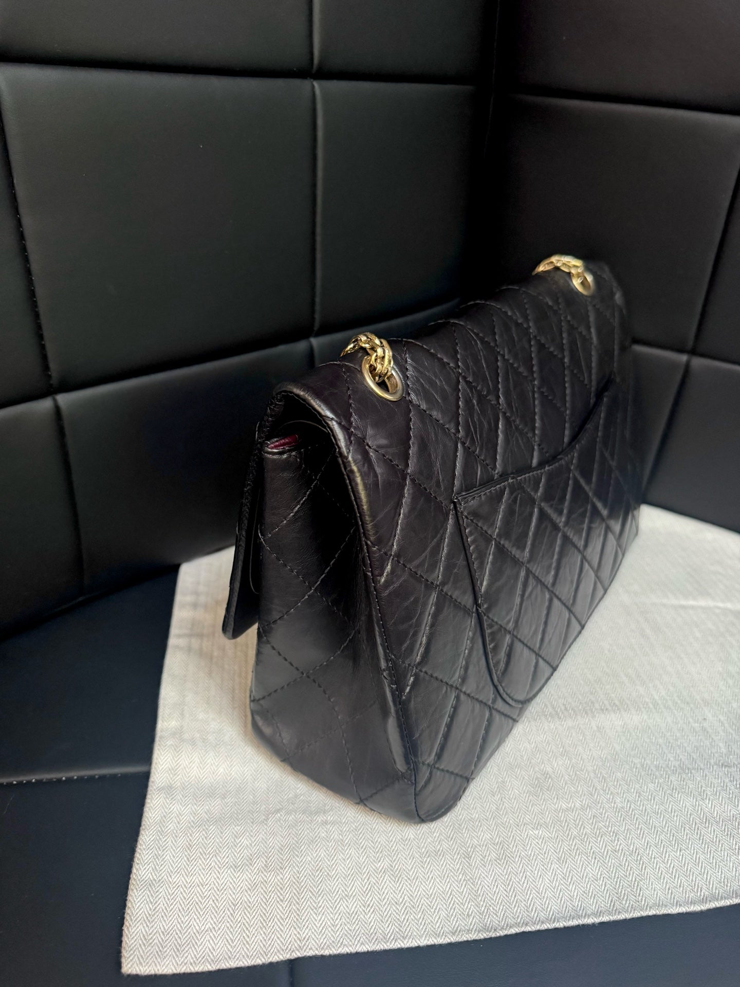 Chanel - 2.55 - Leather - Black - (Other)