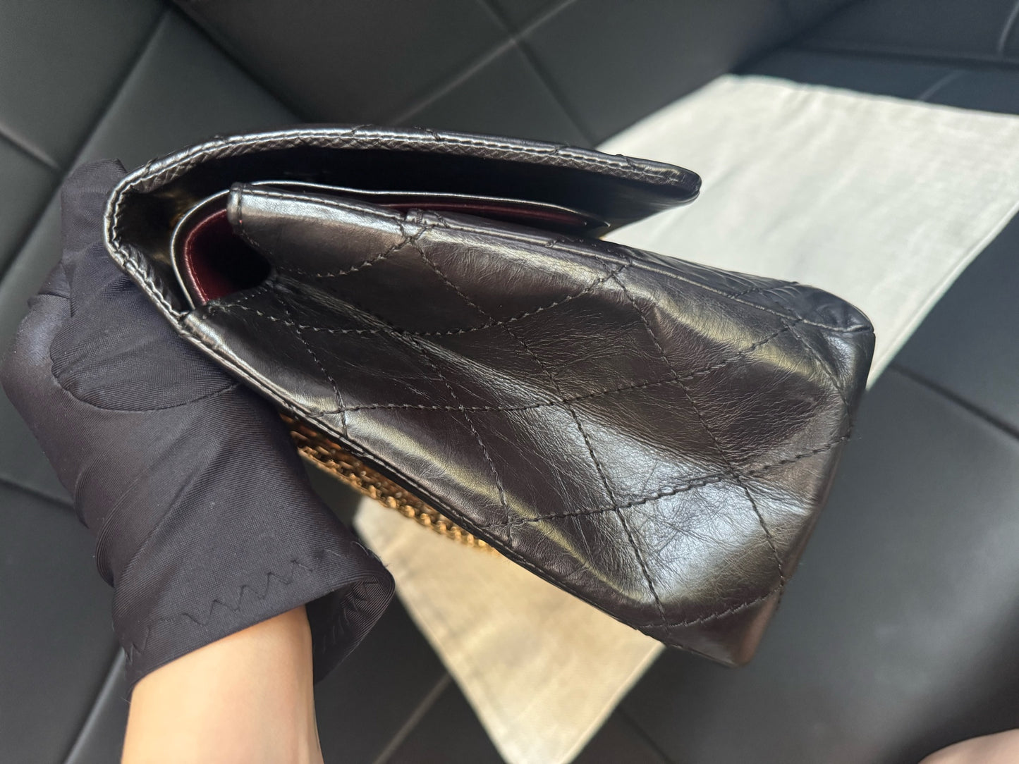 Chanel - 2.55 - Leather - Black - (Other)
