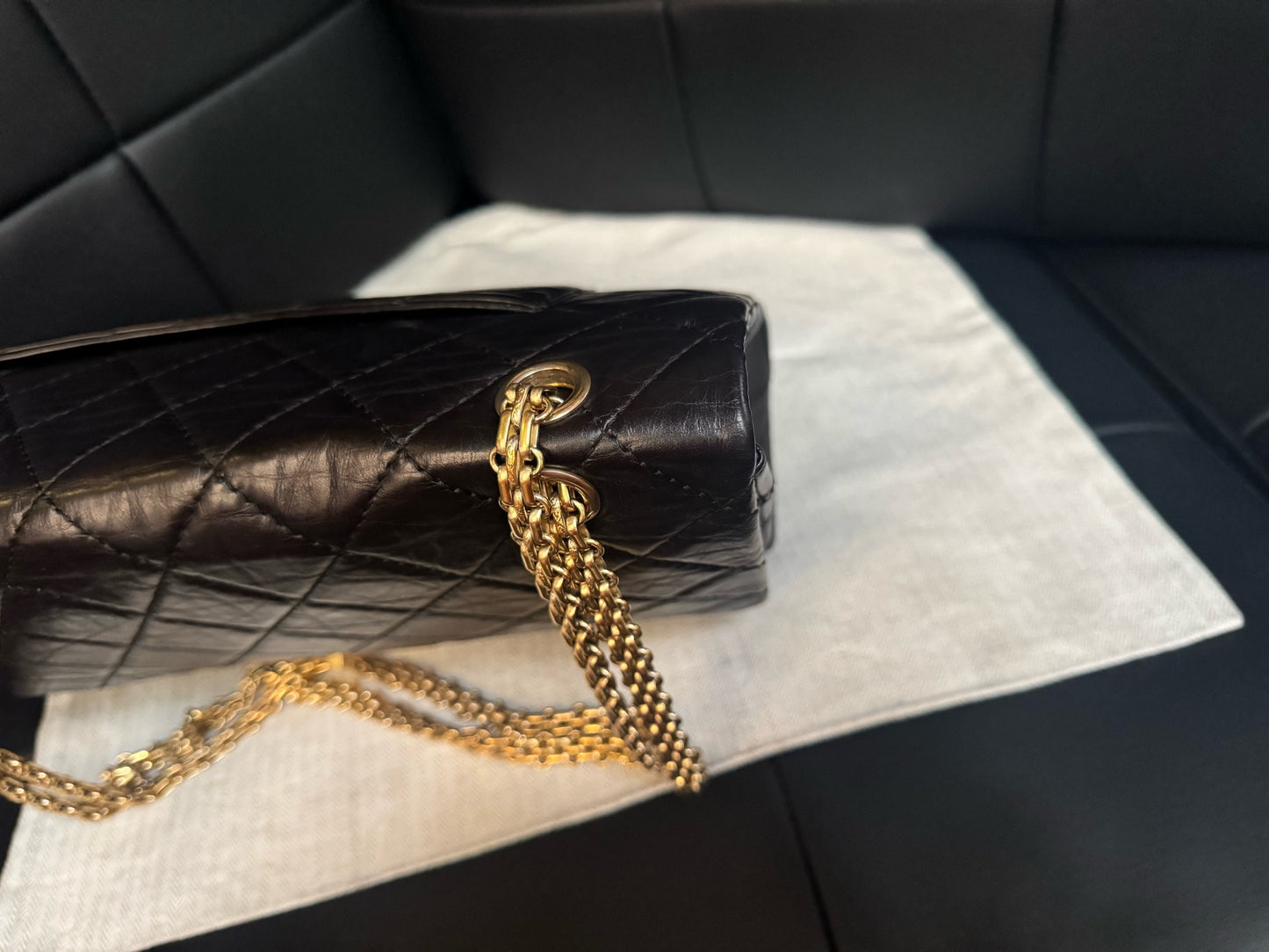 Chanel - 2.55 - Leather - Black - (Other)