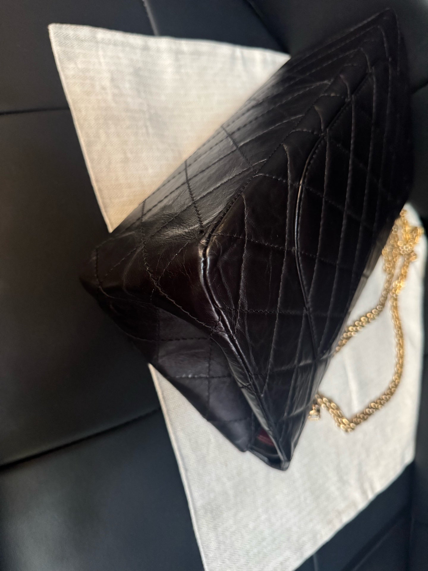 Chanel - 2.55 - Leather - Black - (Other)