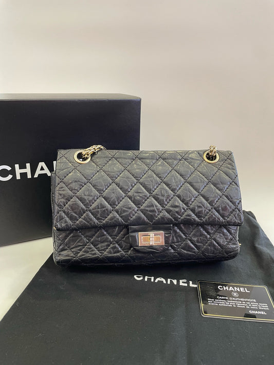 Chanel - 2.55 - Leather - Black - (small)