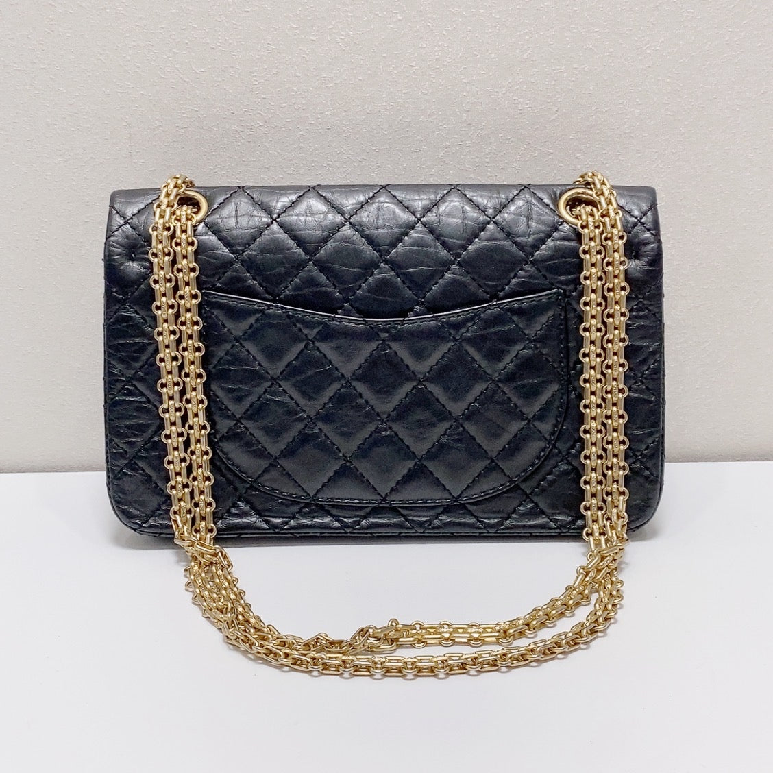Chanel - 2.55 - Leather - Black - (small)