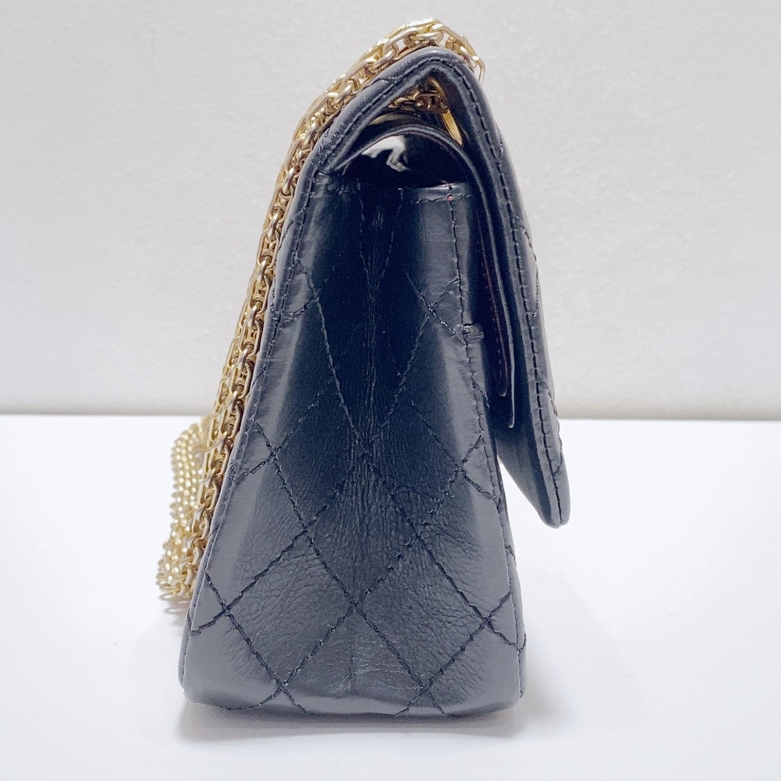 Chanel - 2.55 - Leather - Black - (small)