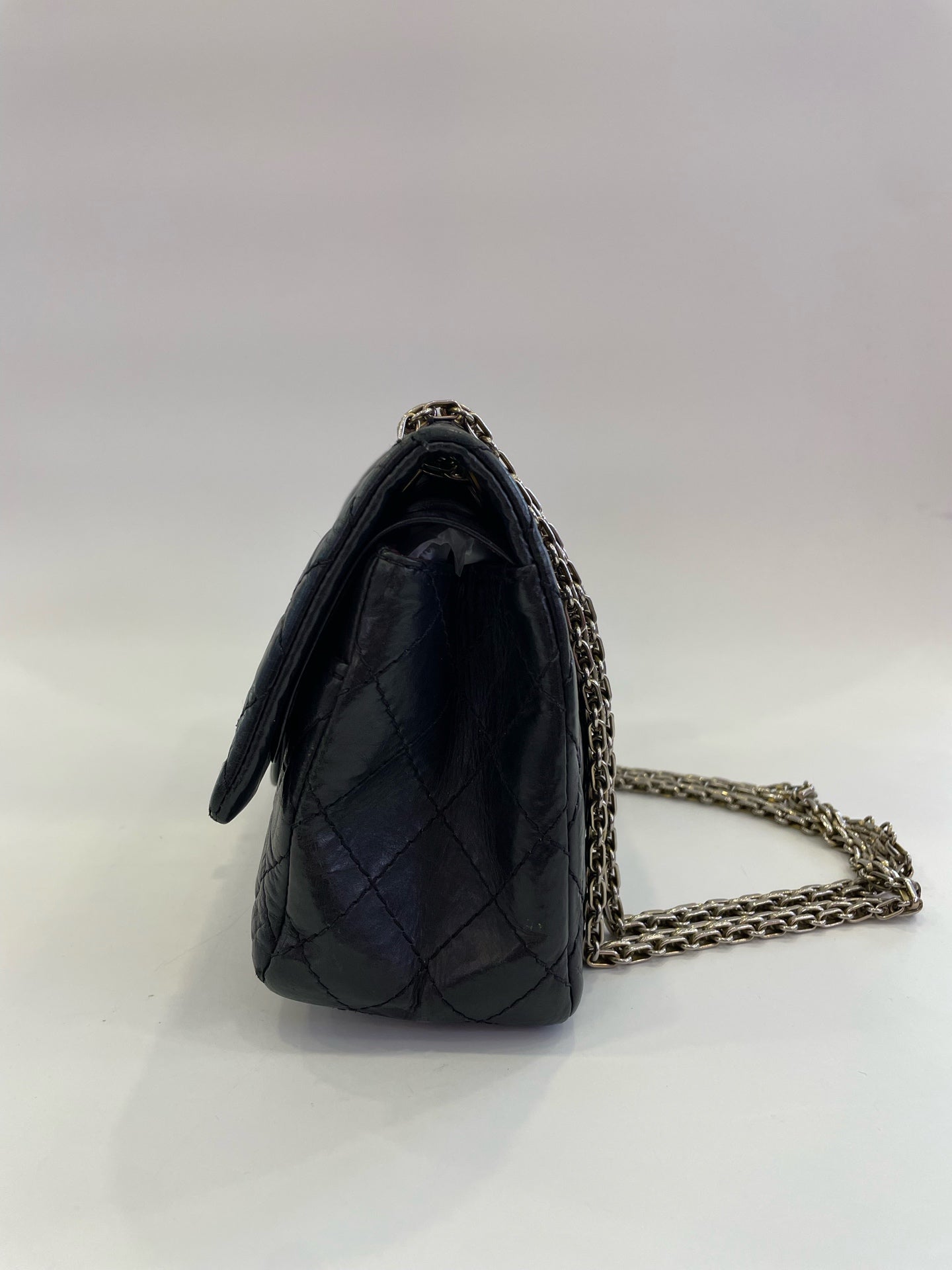 Chanel - 2.55 - Leather - Black - (small)