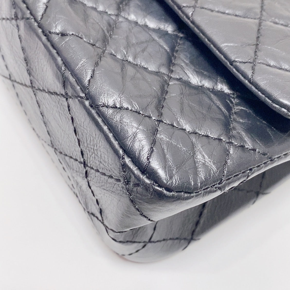 Chanel - 2.55 - Leather - Black - (small)