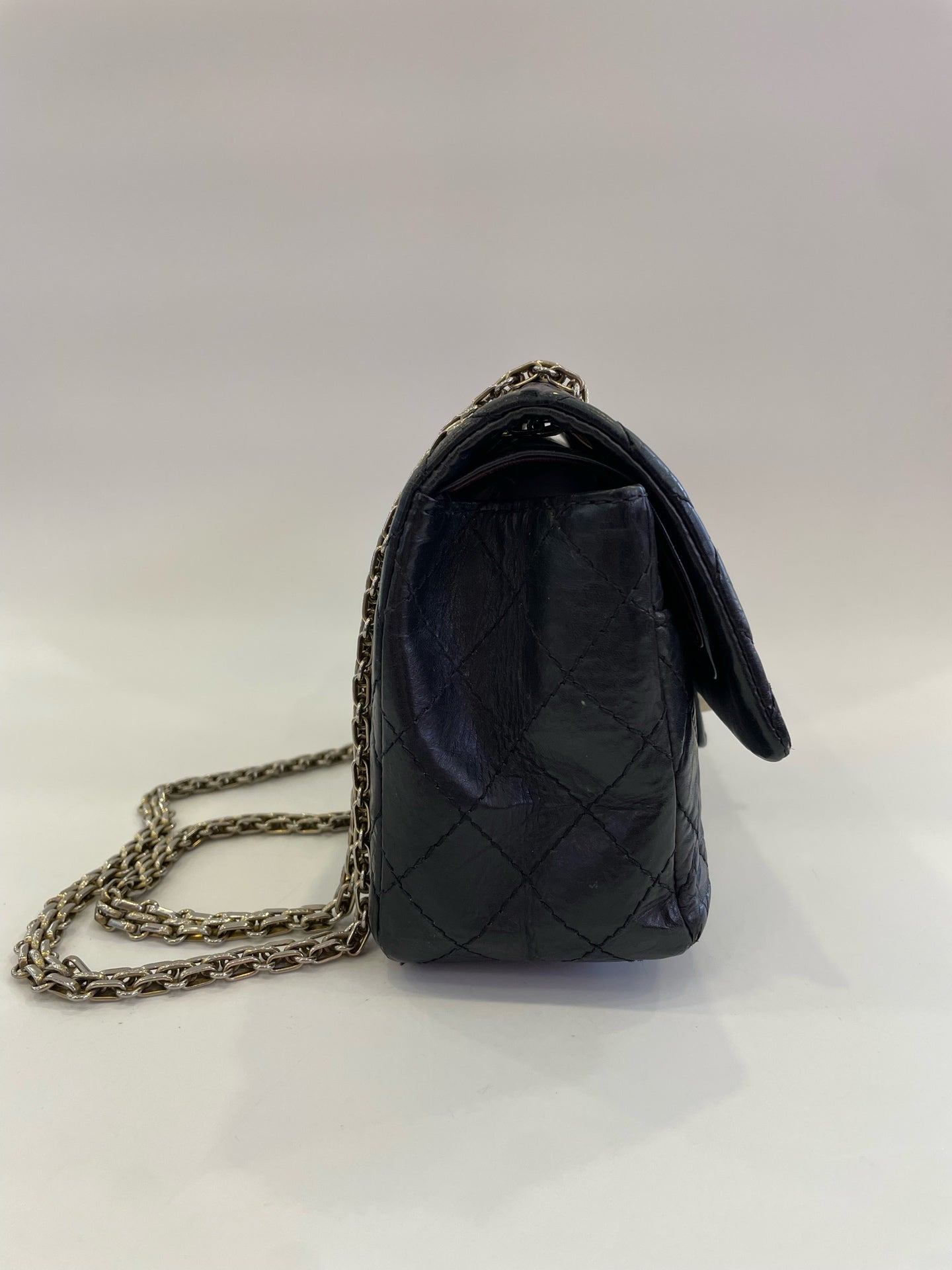 Chanel - 2.55 - Leather - Black - (small)