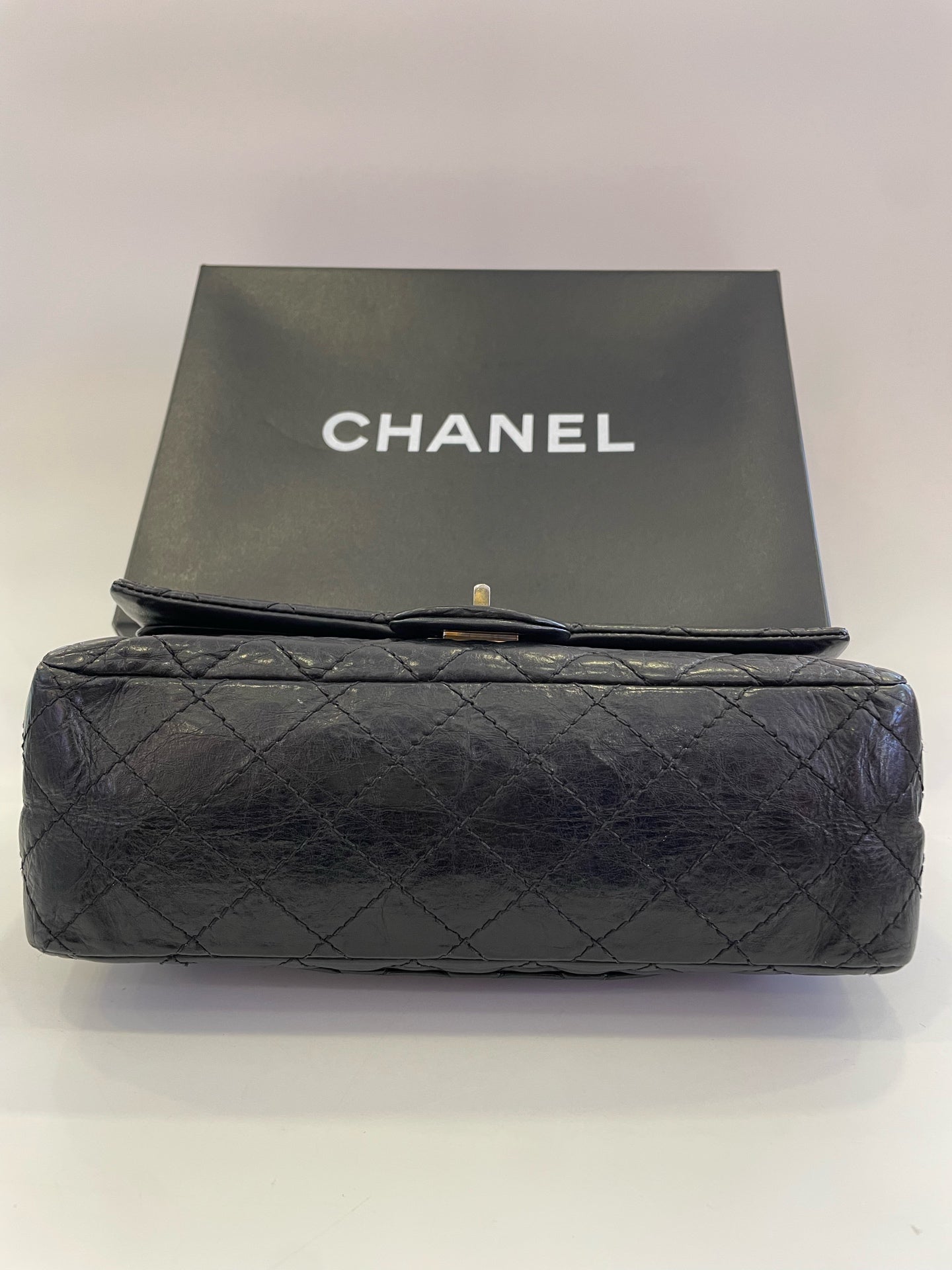 Chanel - 2.55 - Leather - Black - (small)