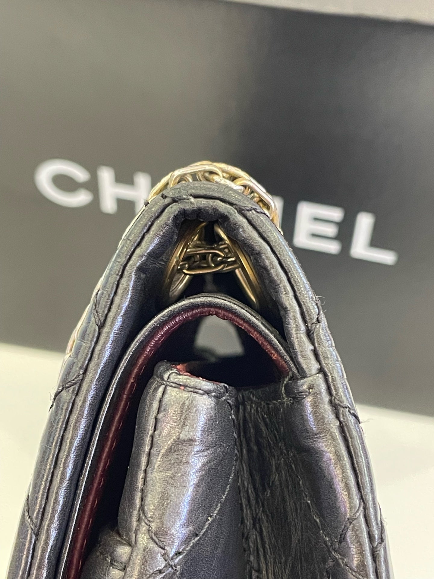 Chanel - 2.55 - Leather - Black - (small)
