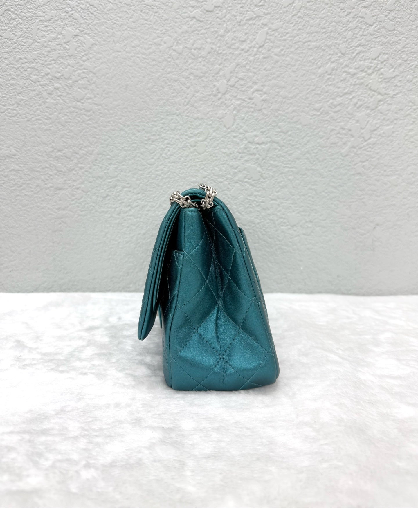 Chanel - 2.55 - Leather - Blue - (large)