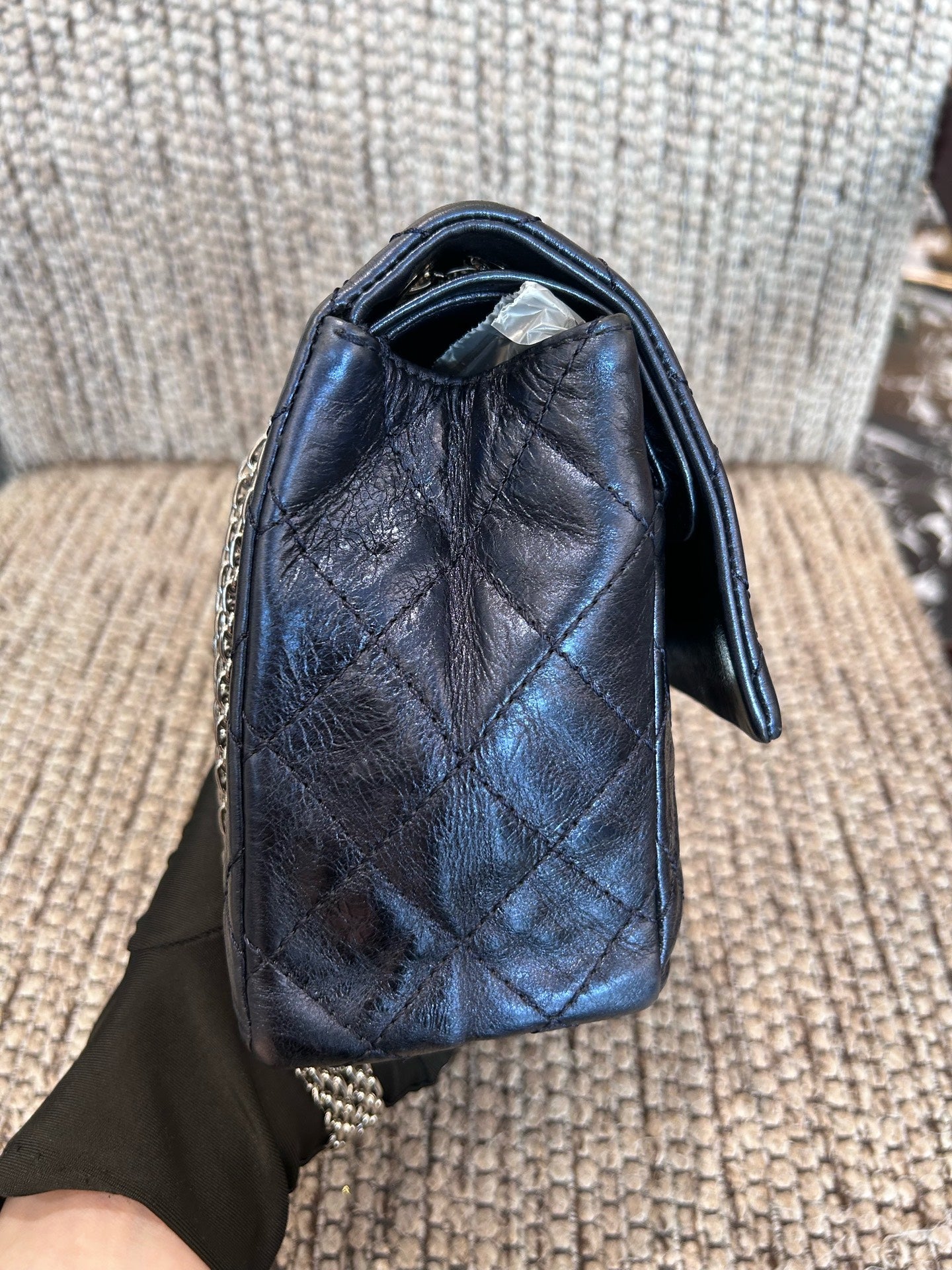 Chanel - 2.55 - Leather - Blue - (large)