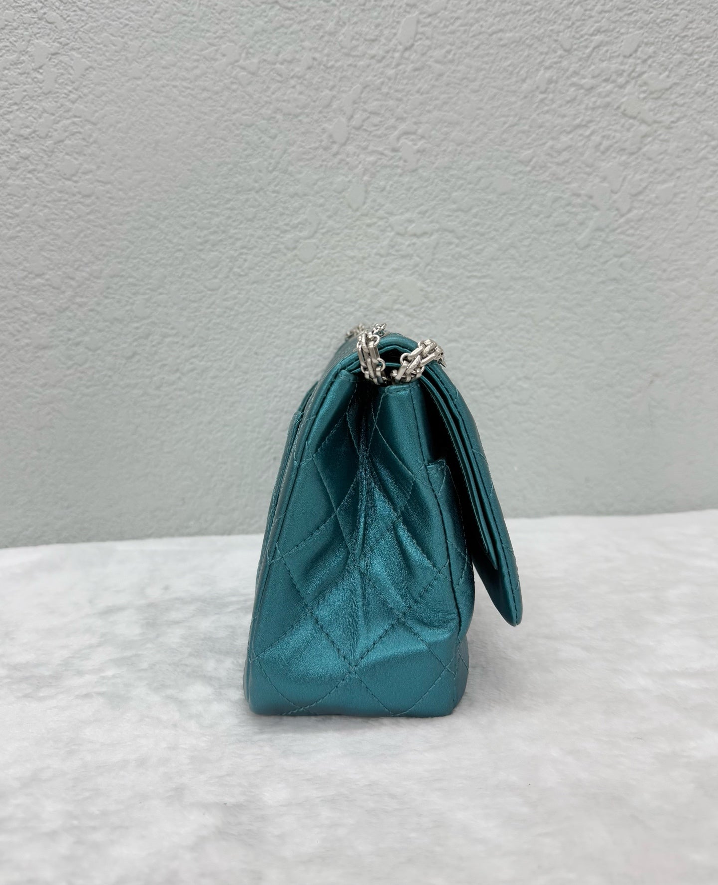 Chanel - 2.55 - Leather - Blue - (large)