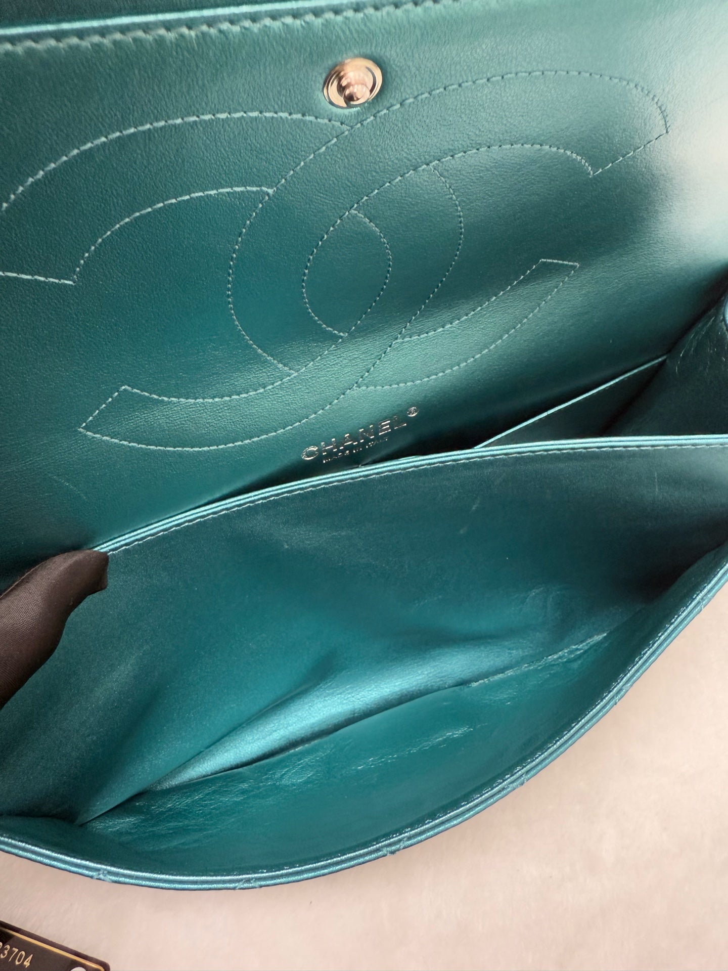 Chanel - 2.55 - Leather - Blue - (large)