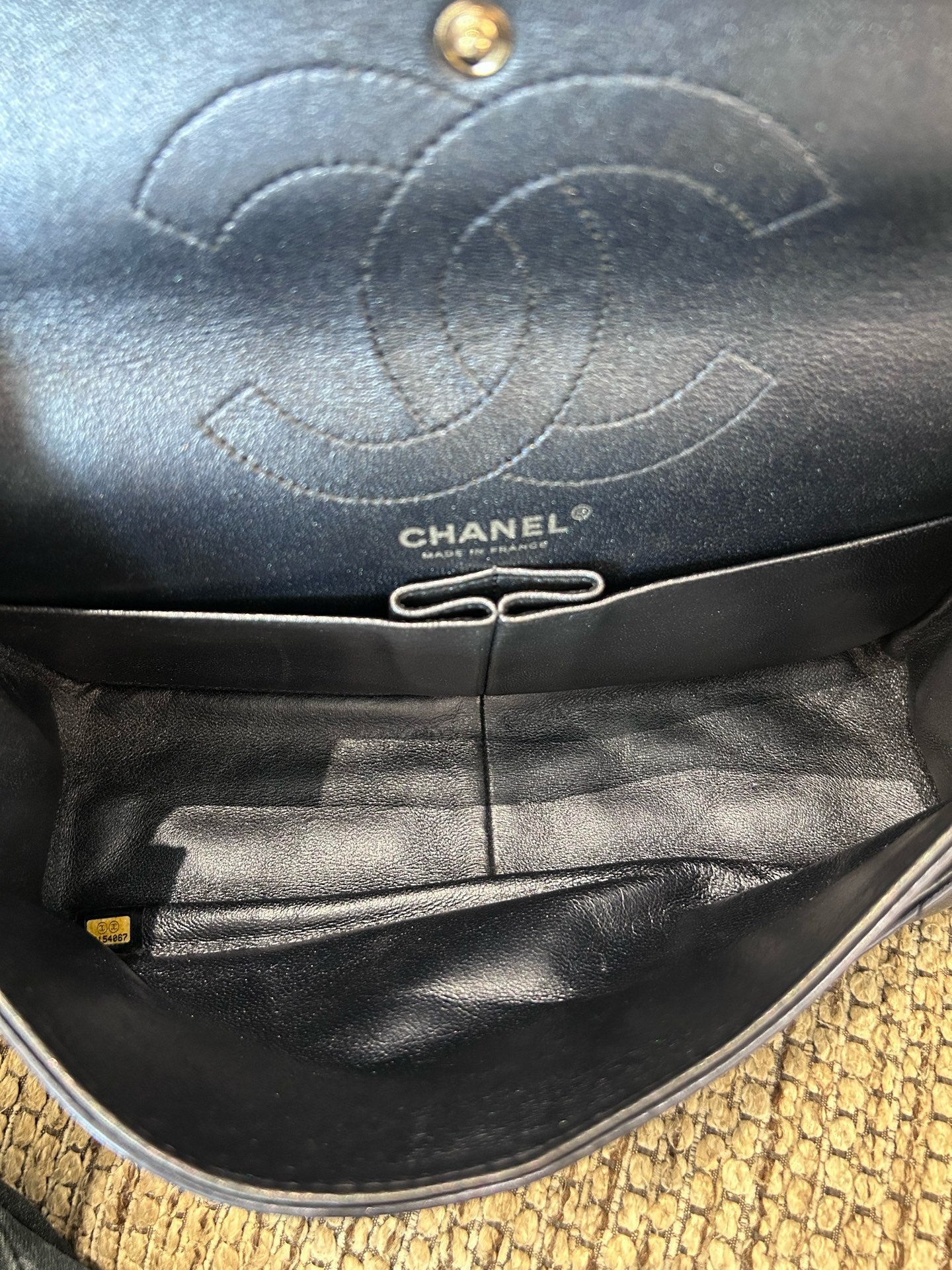 Chanel - 2.55 - Leather - Blue - (large)