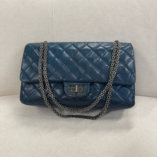 Chanel - 2.55 - Leather - Blue - (medium)