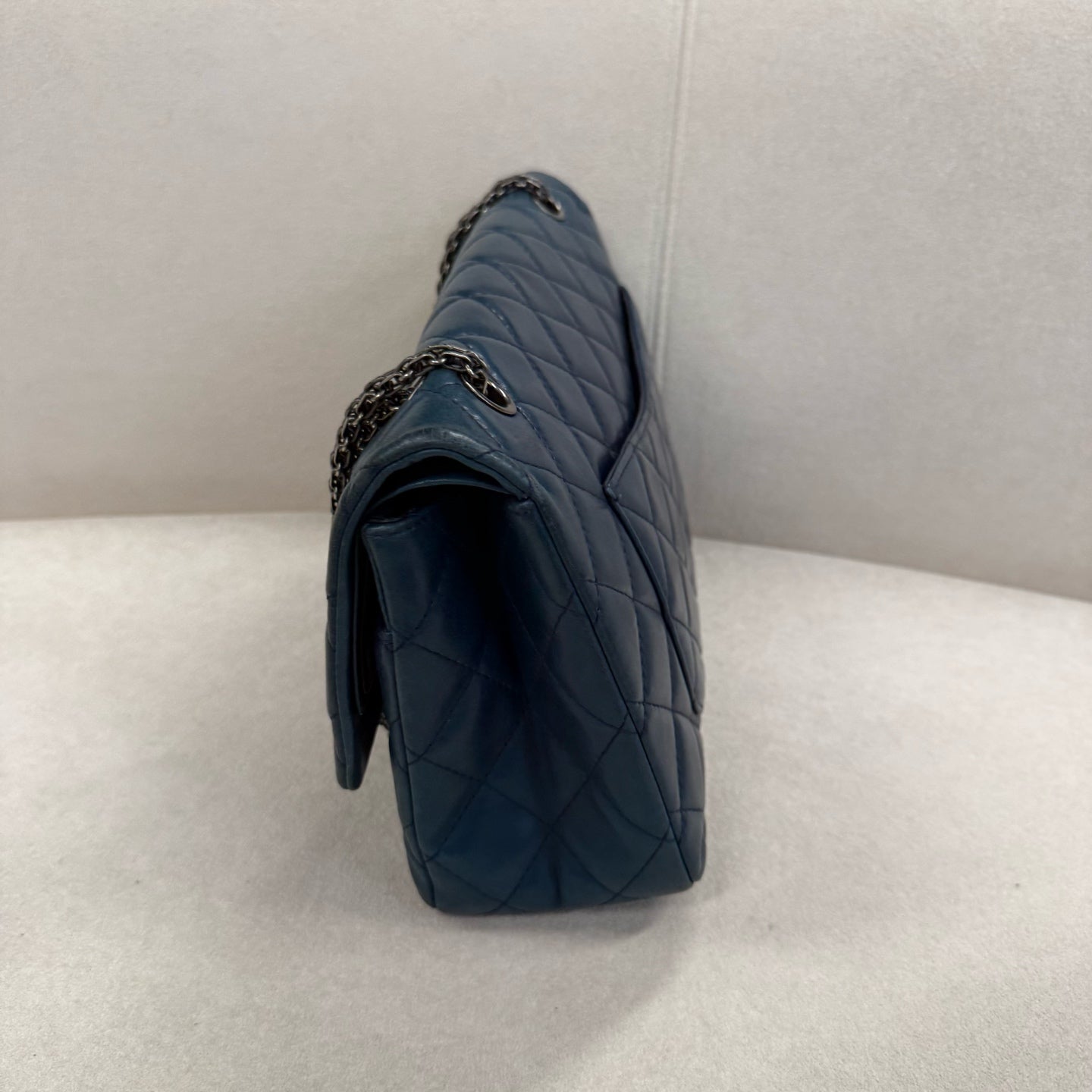 Chanel - 2.55 - Leather - Blue - (medium)