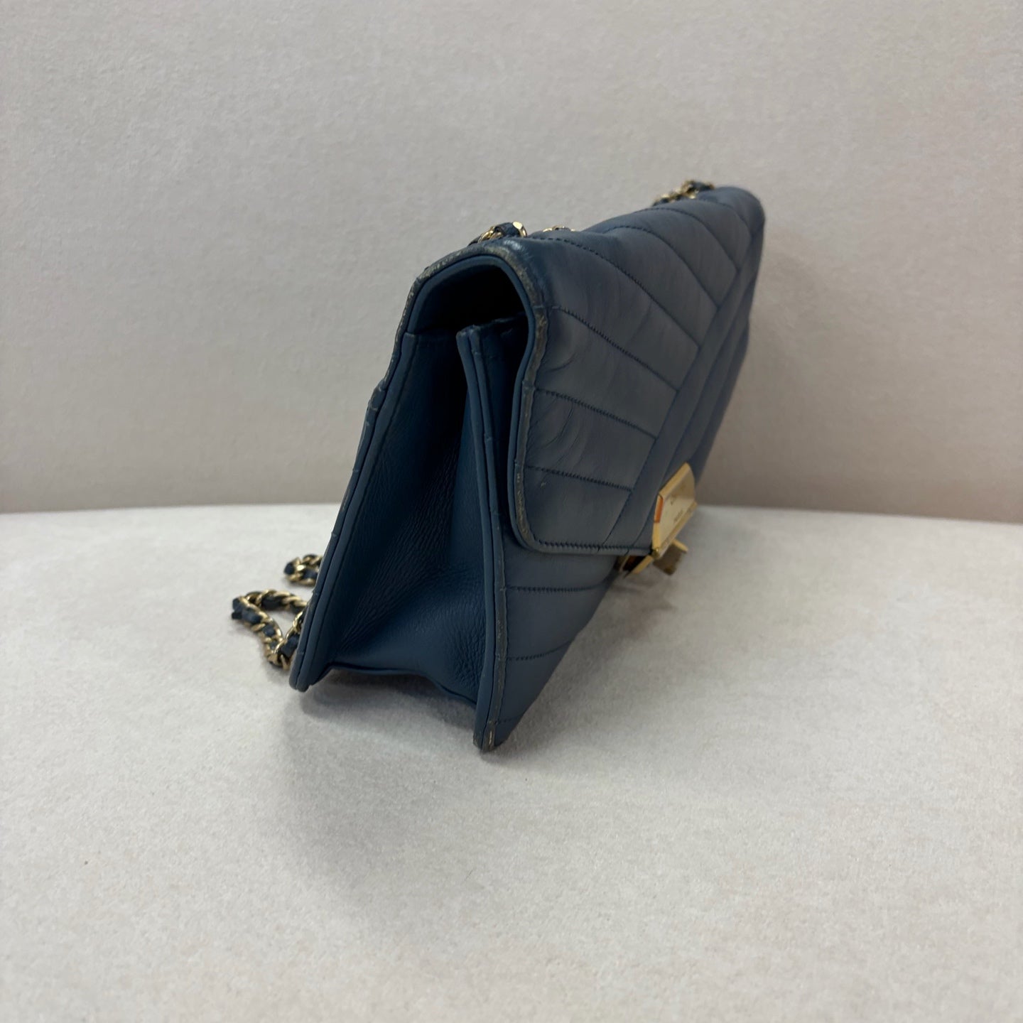 Chanel - 2.55 - Leather - Blue - (medium)