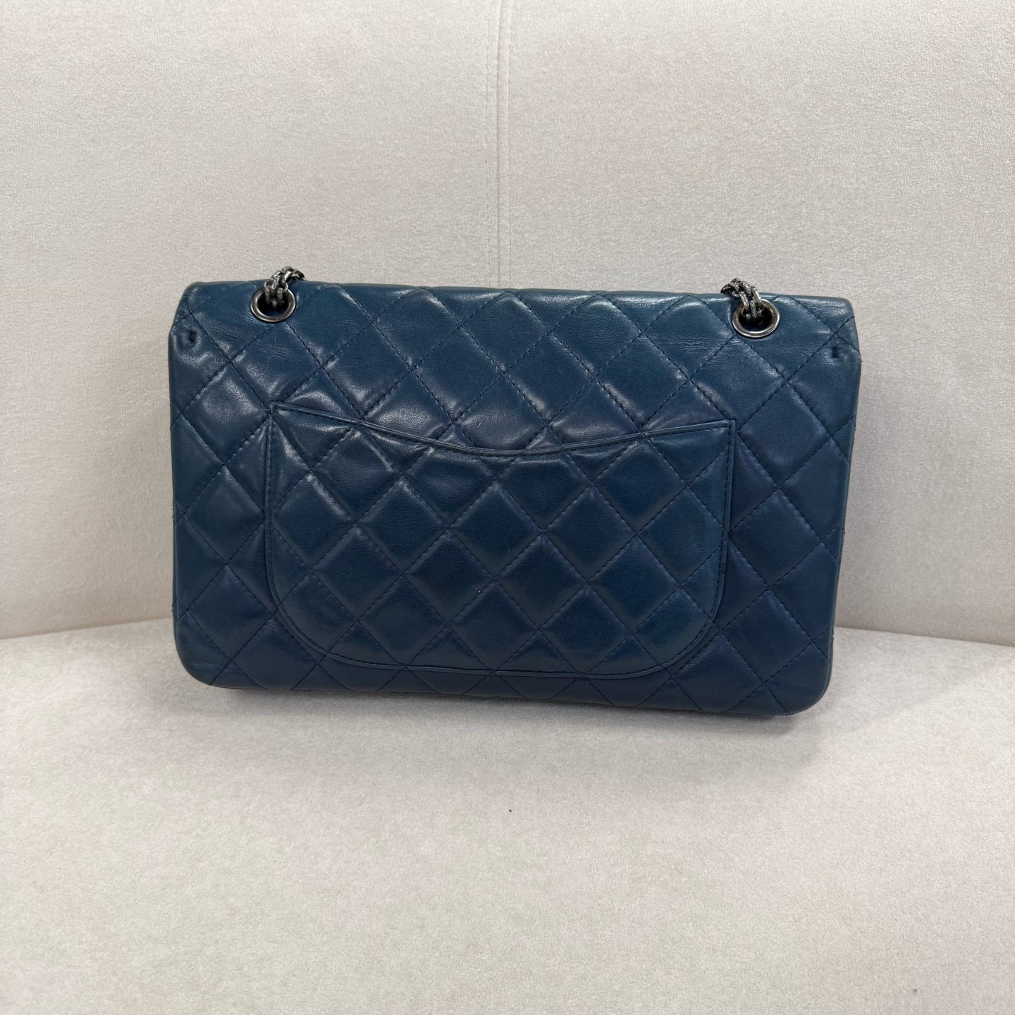 Chanel - 2.55 - Leather - Blue - (medium)