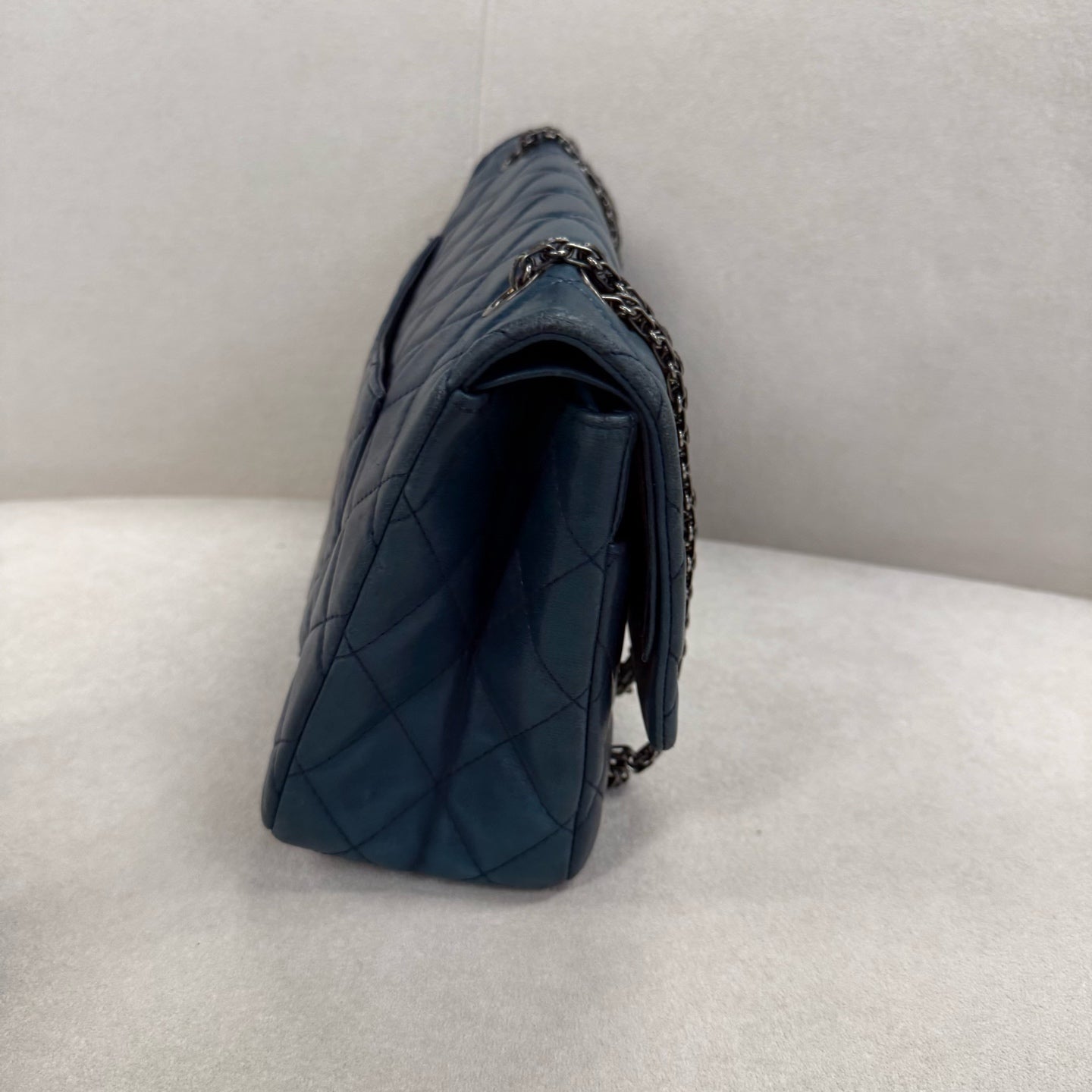 Chanel - 2.55 - Leather - Blue - (medium)