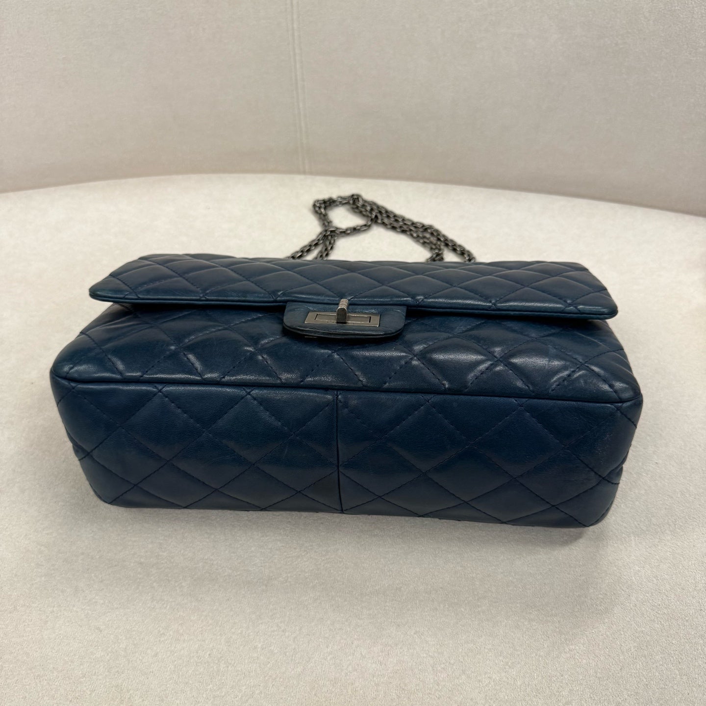 Chanel - 2.55 - Leather - Blue - (medium)