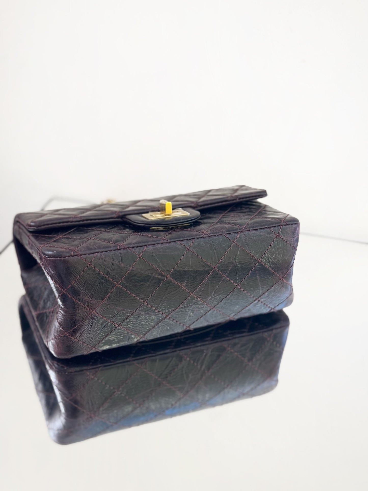 Chanel - 2.55 - Leather - Burgundy - (mini)