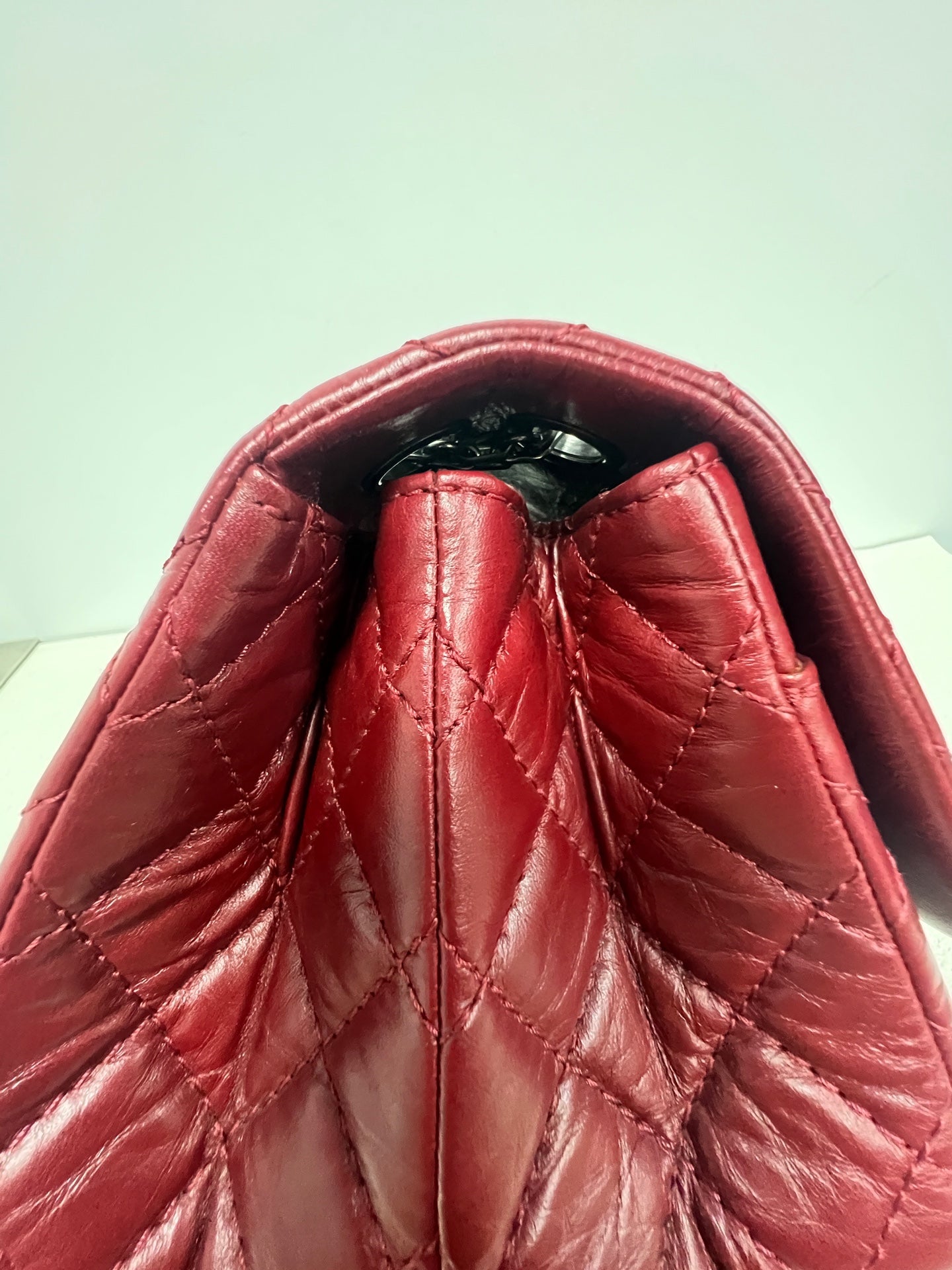 Chanel - 2.55 - Leather - Burgundy - (small)