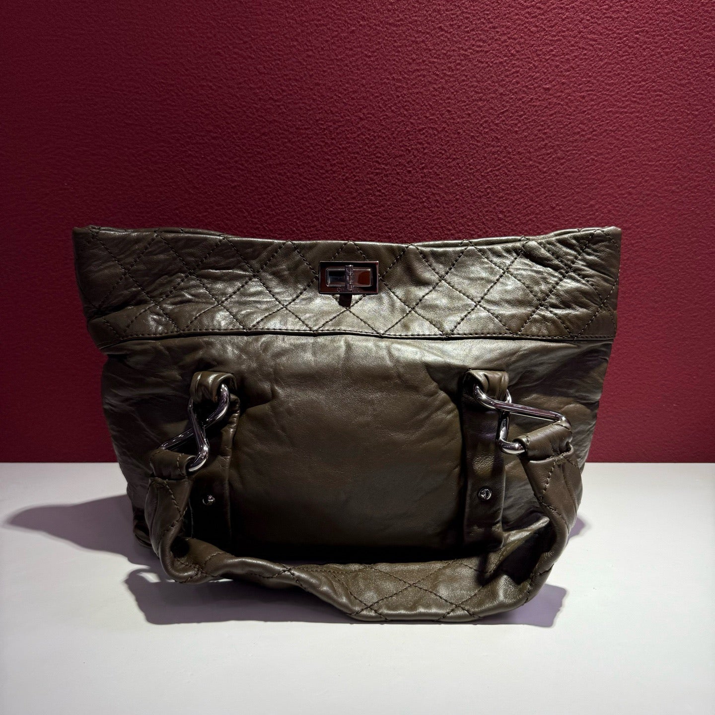 Chanel - 2.55 - Leather - Green - (medium)