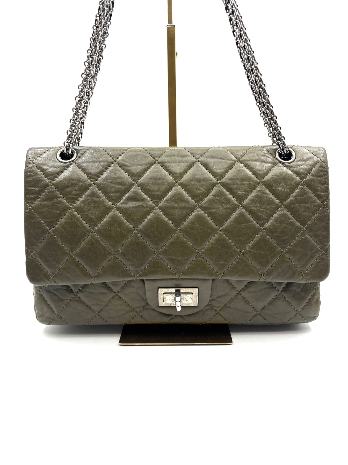 Chanel - 2.55 - Leather - Green - (medium)