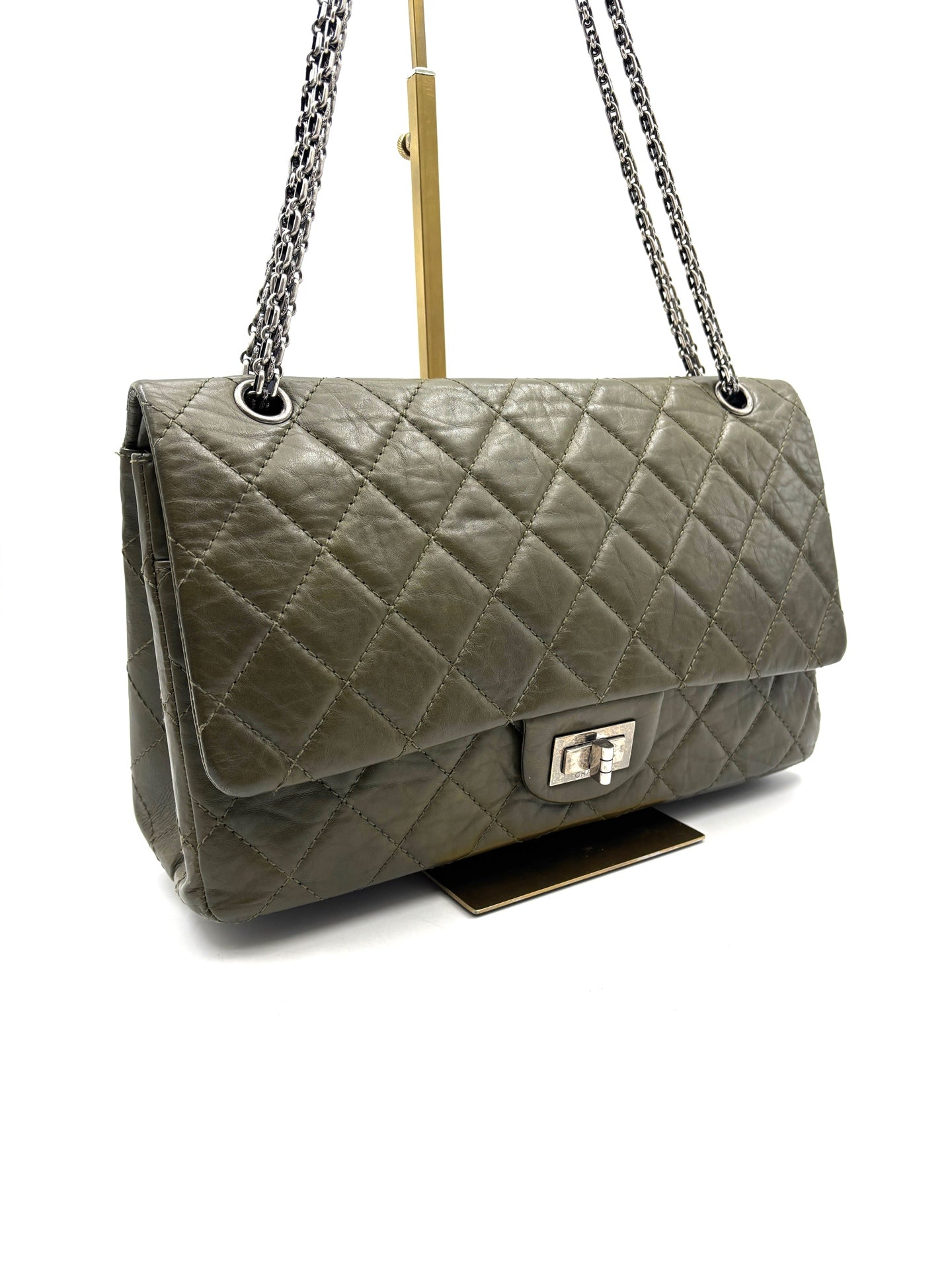 Chanel - 2.55 - Leather - Green - (medium)