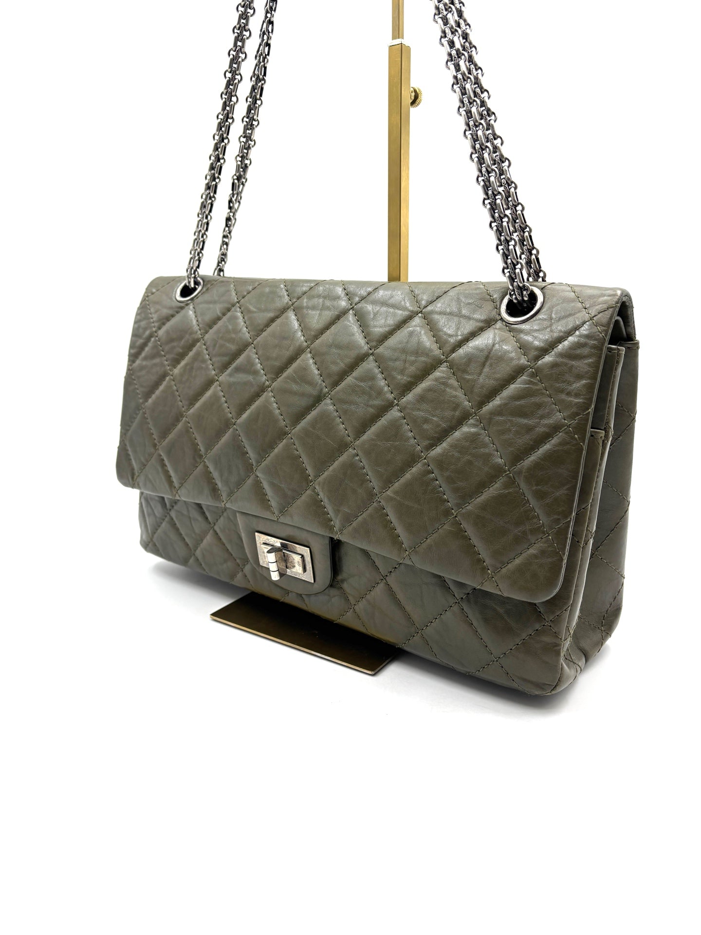 Chanel - 2.55 - Leather - Green - (medium)