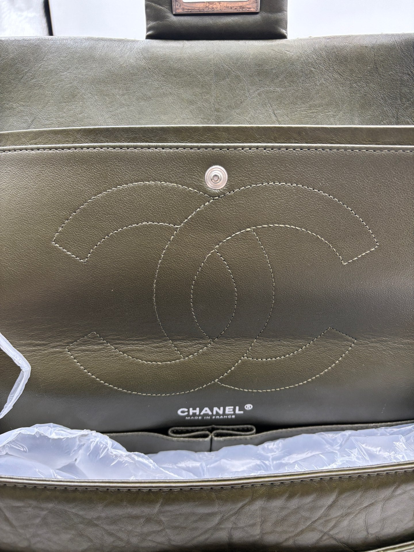 Chanel - 2.55 - Leather - Green - (medium)