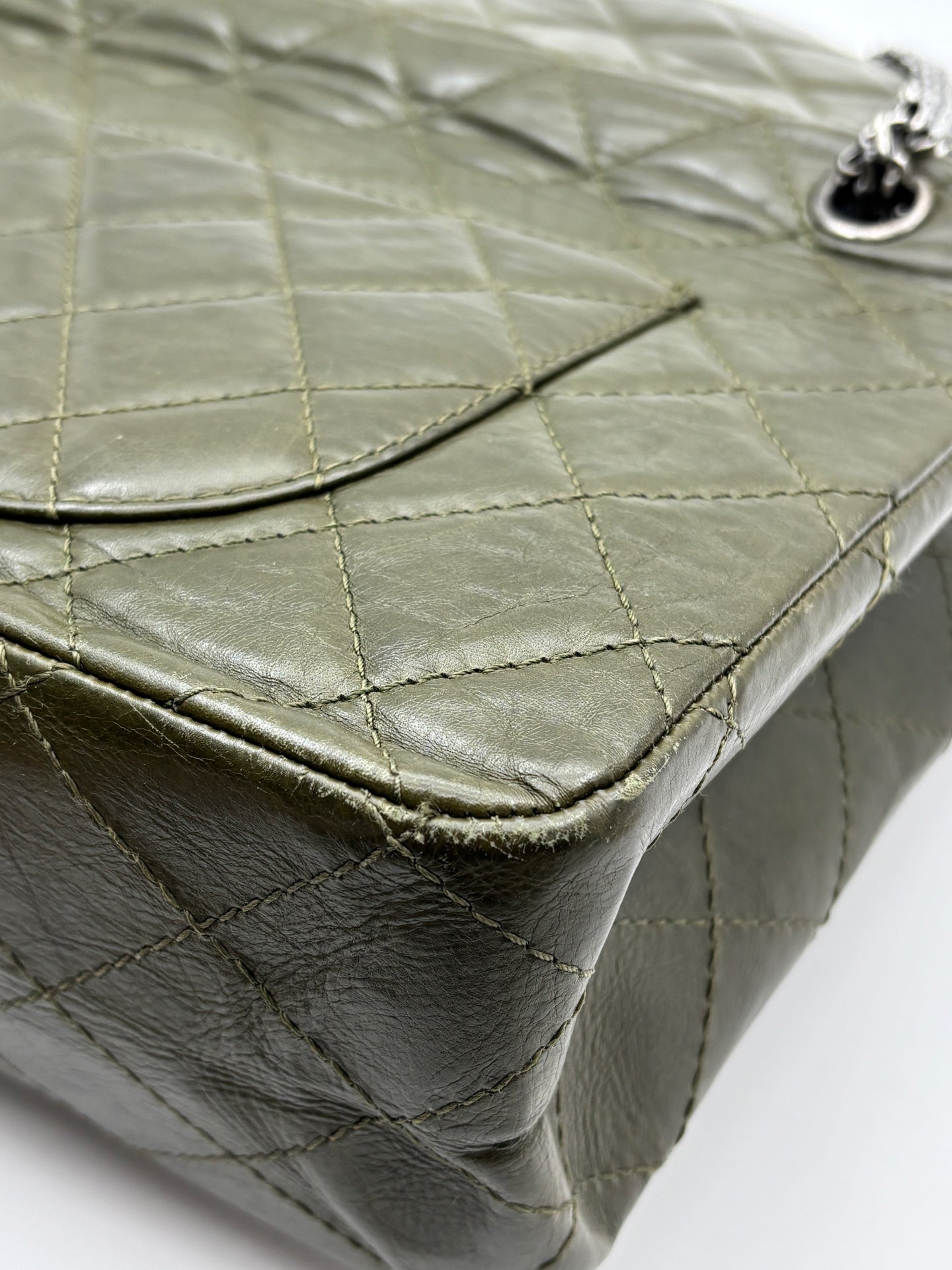 Chanel - 2.55 - Leather - Green - (medium)