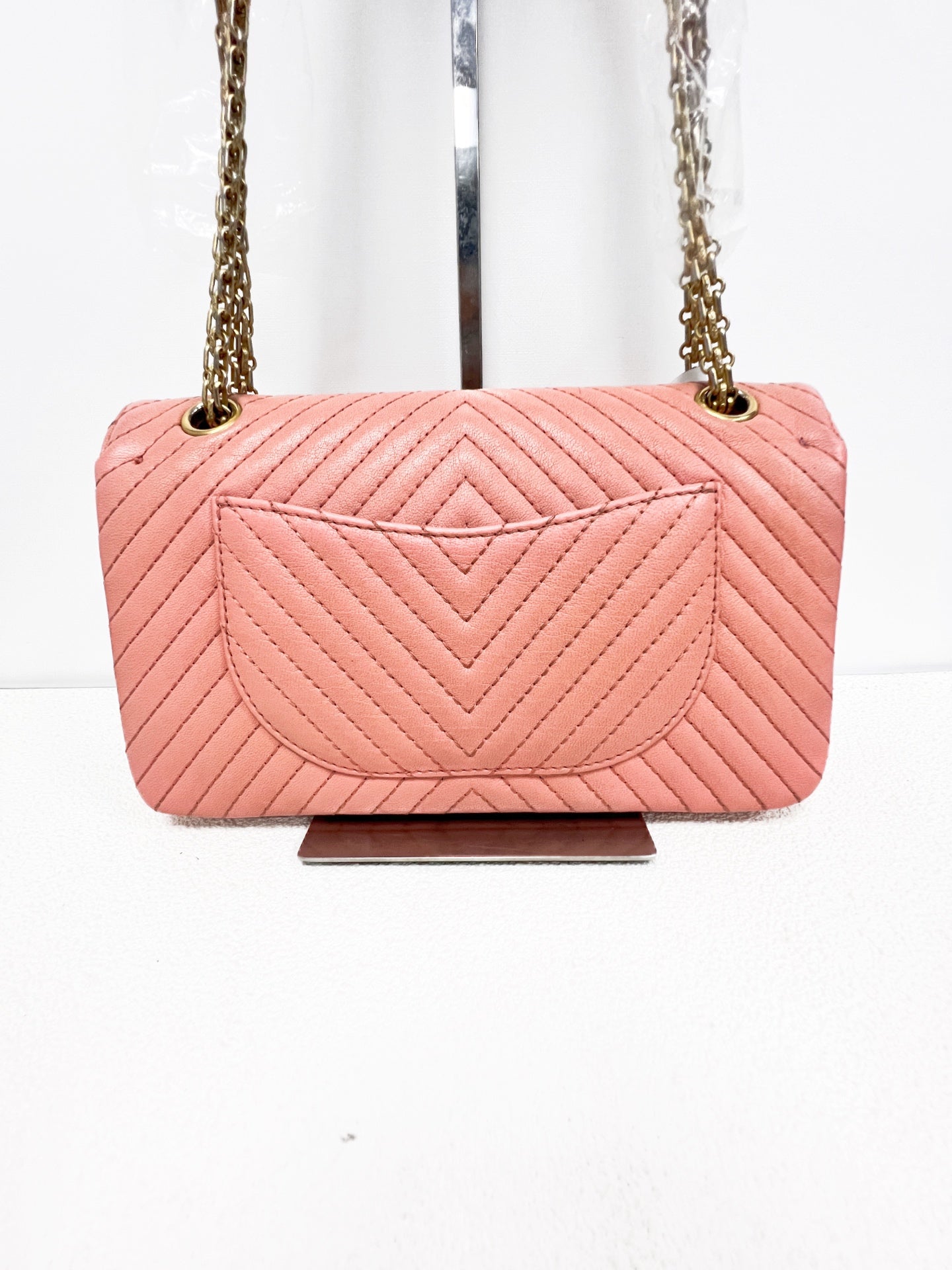 Chanel - 2.55 - Leather - Pink - (small)
