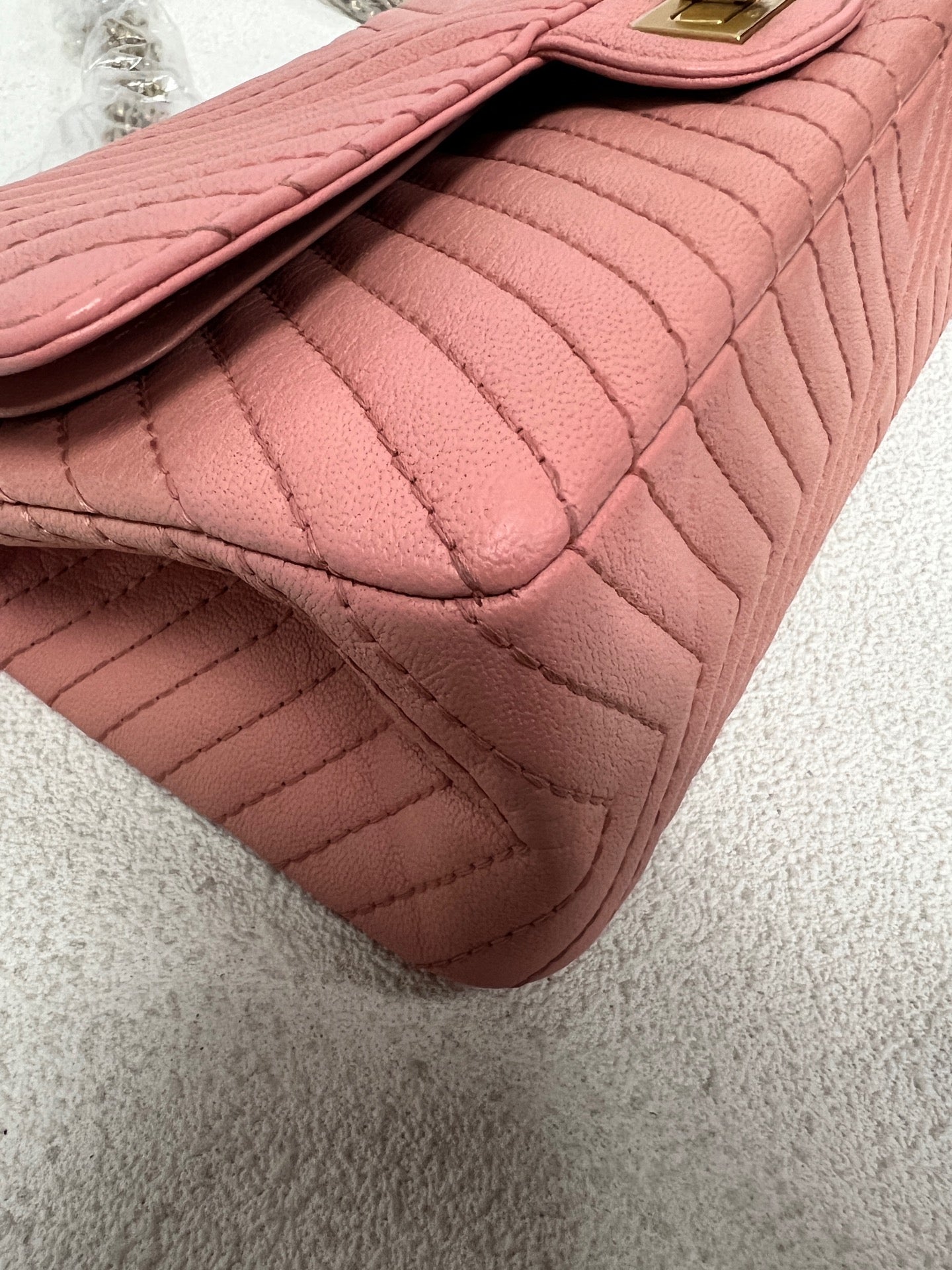 Chanel - 2.55 - Leather - Pink - (small)