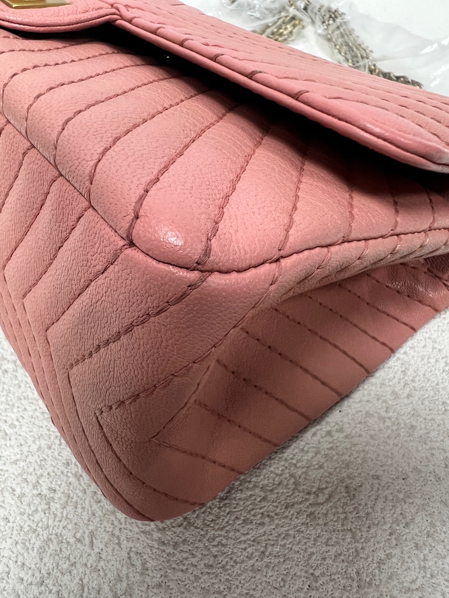 Chanel - 2.55 - Leather - Pink - (small)