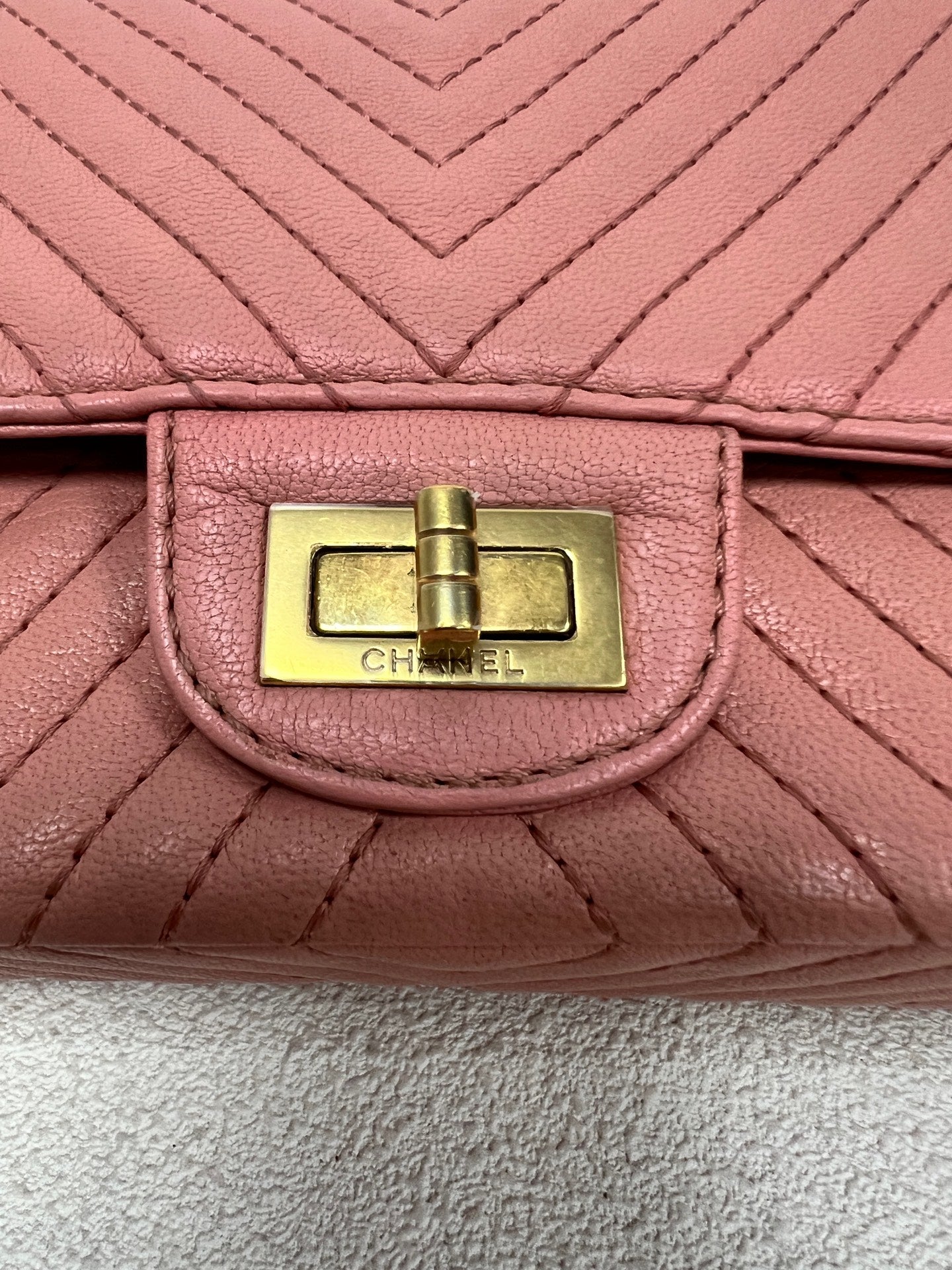 Chanel - 2.55 - Leather - Pink - (small)