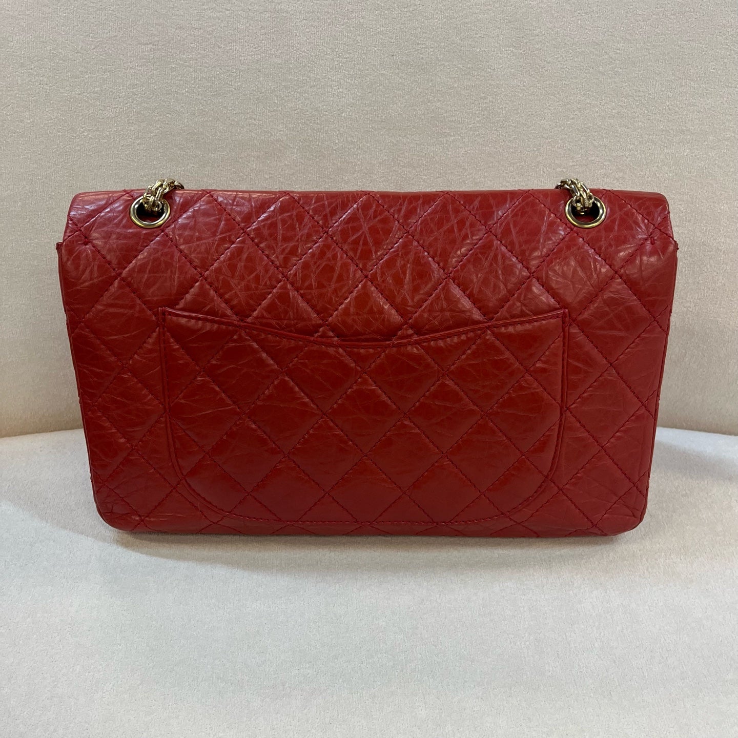 Chanel - 2.55 - Leather - Red - (large)