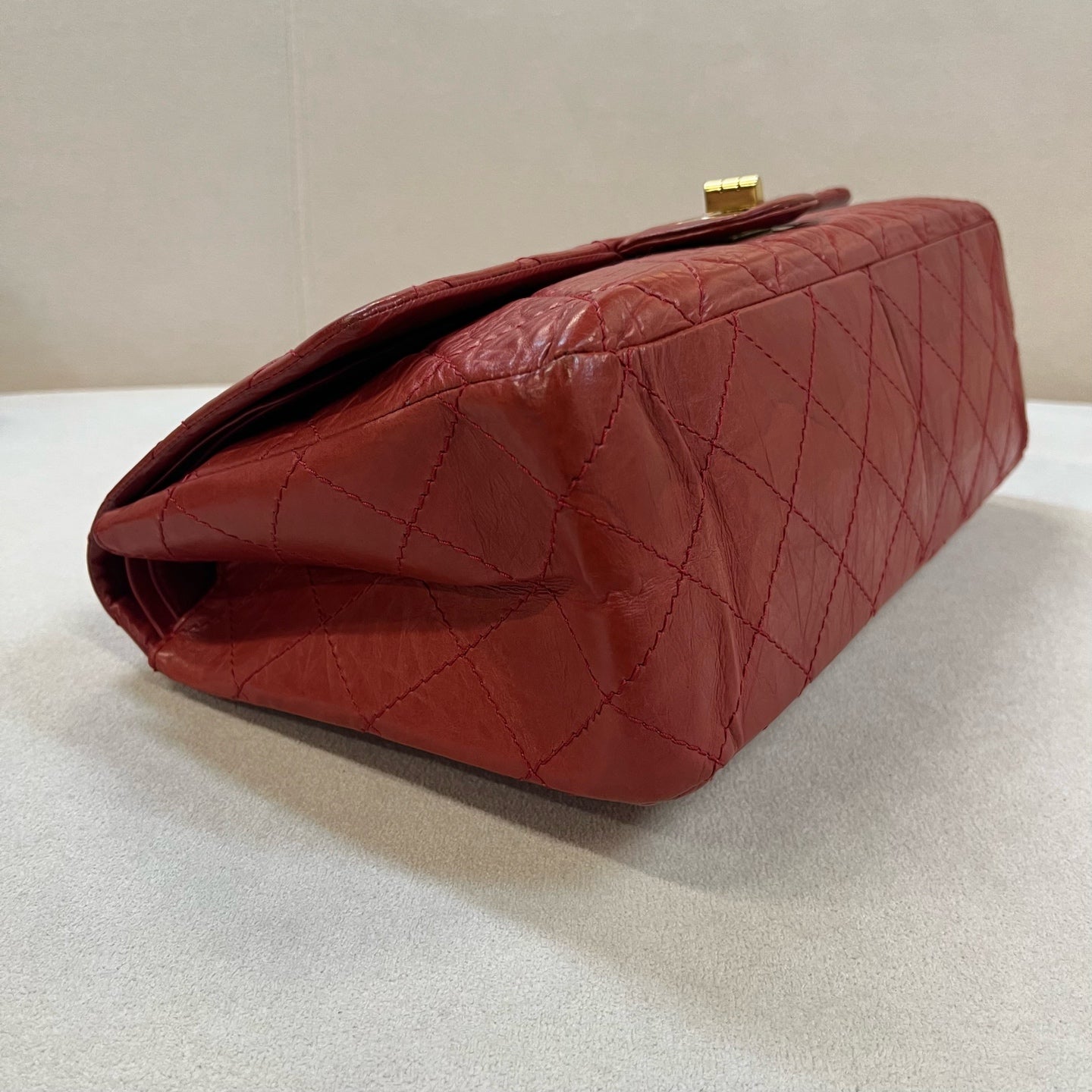 Chanel - 2.55 - Leather - Red - (large)
