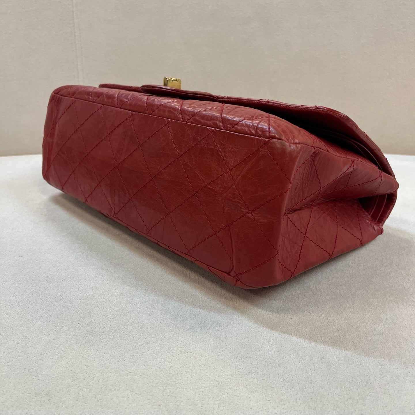 Chanel - 2.55 - Leather - Red - (large)
