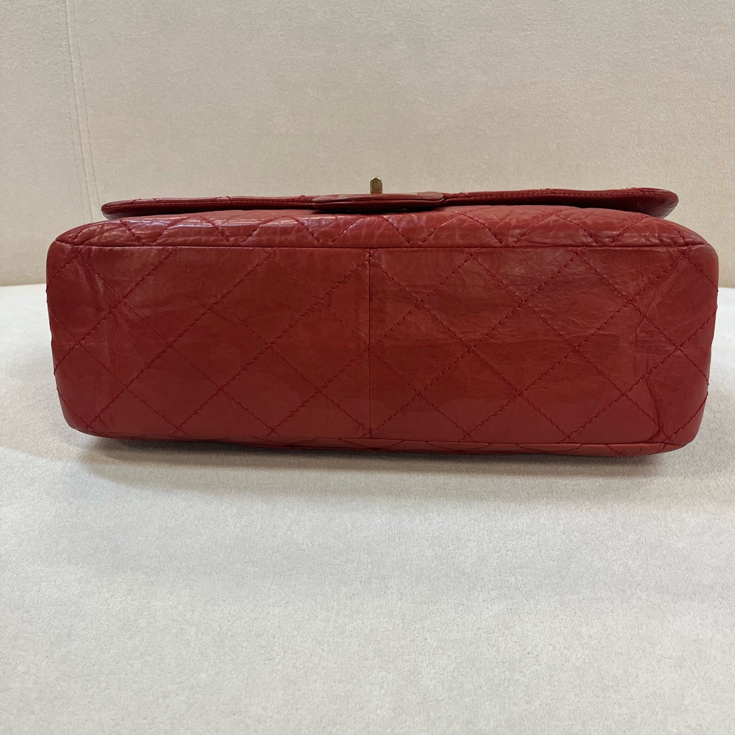Chanel - 2.55 - Leather - Red - (large)