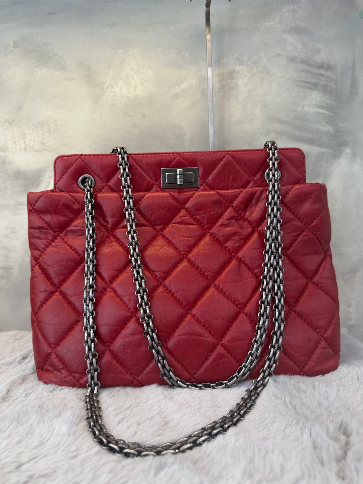 Chanel - 2.55 - Leather - Red - (medium)