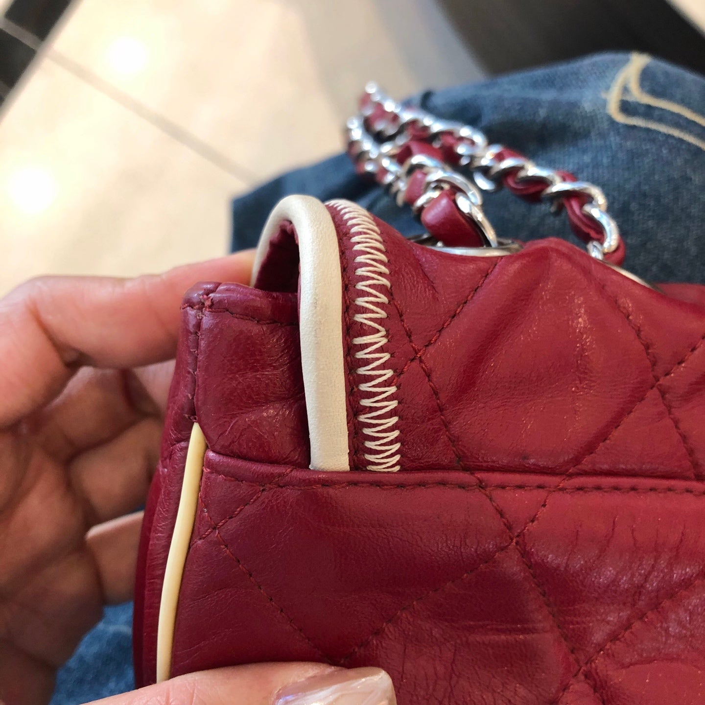 Chanel - 2.55 - Leather - Red - (medium)