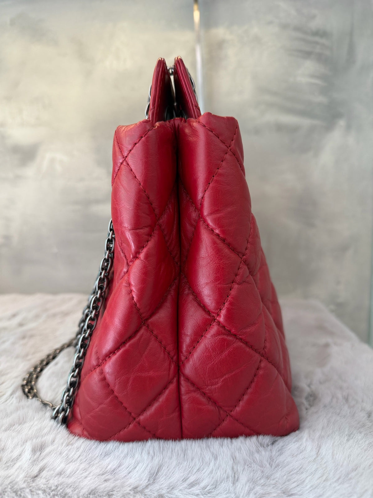 Chanel - 2.55 - Leather - Red - (medium)
