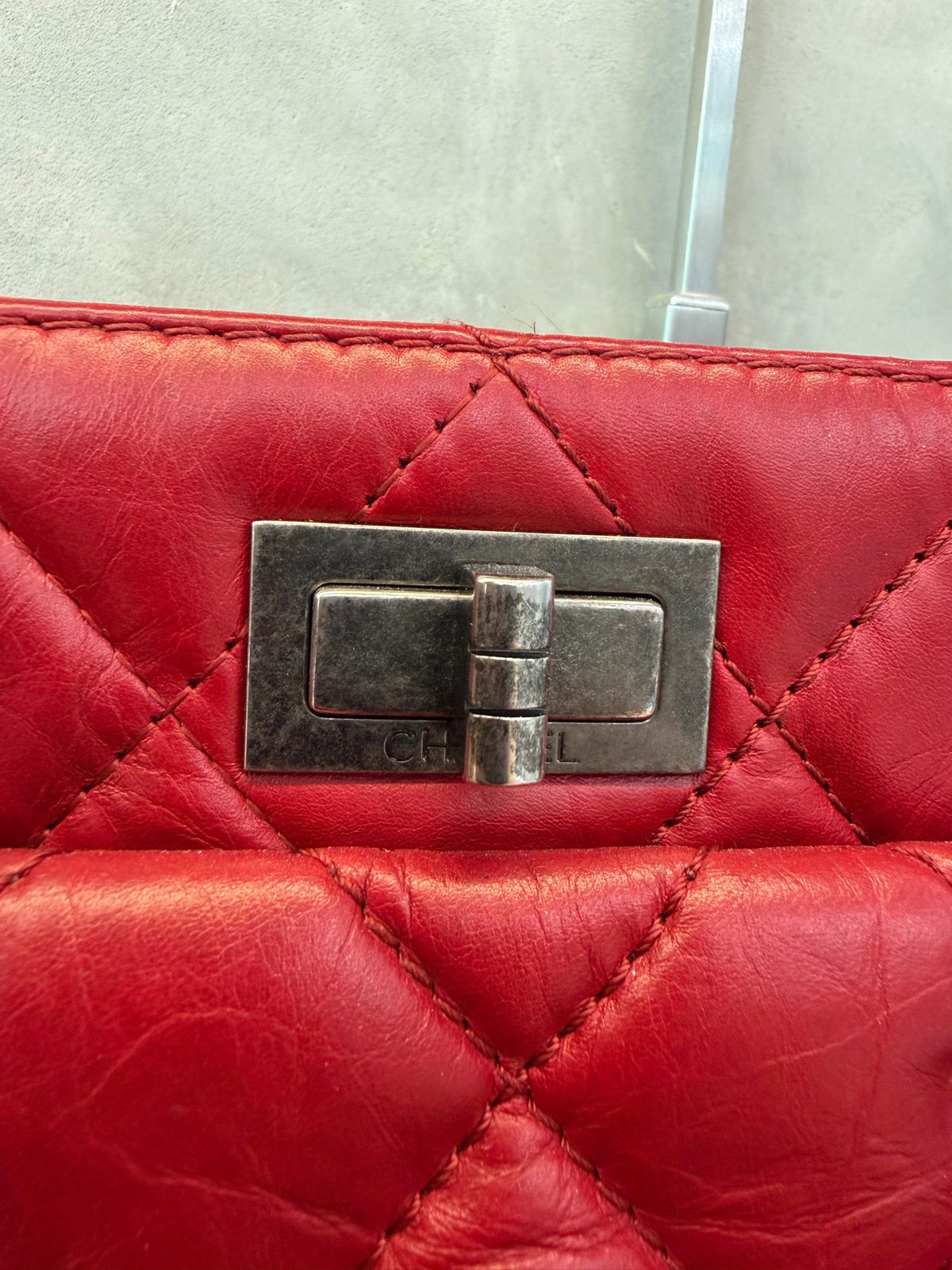Chanel - 2.55 - Leather - Red - (medium)