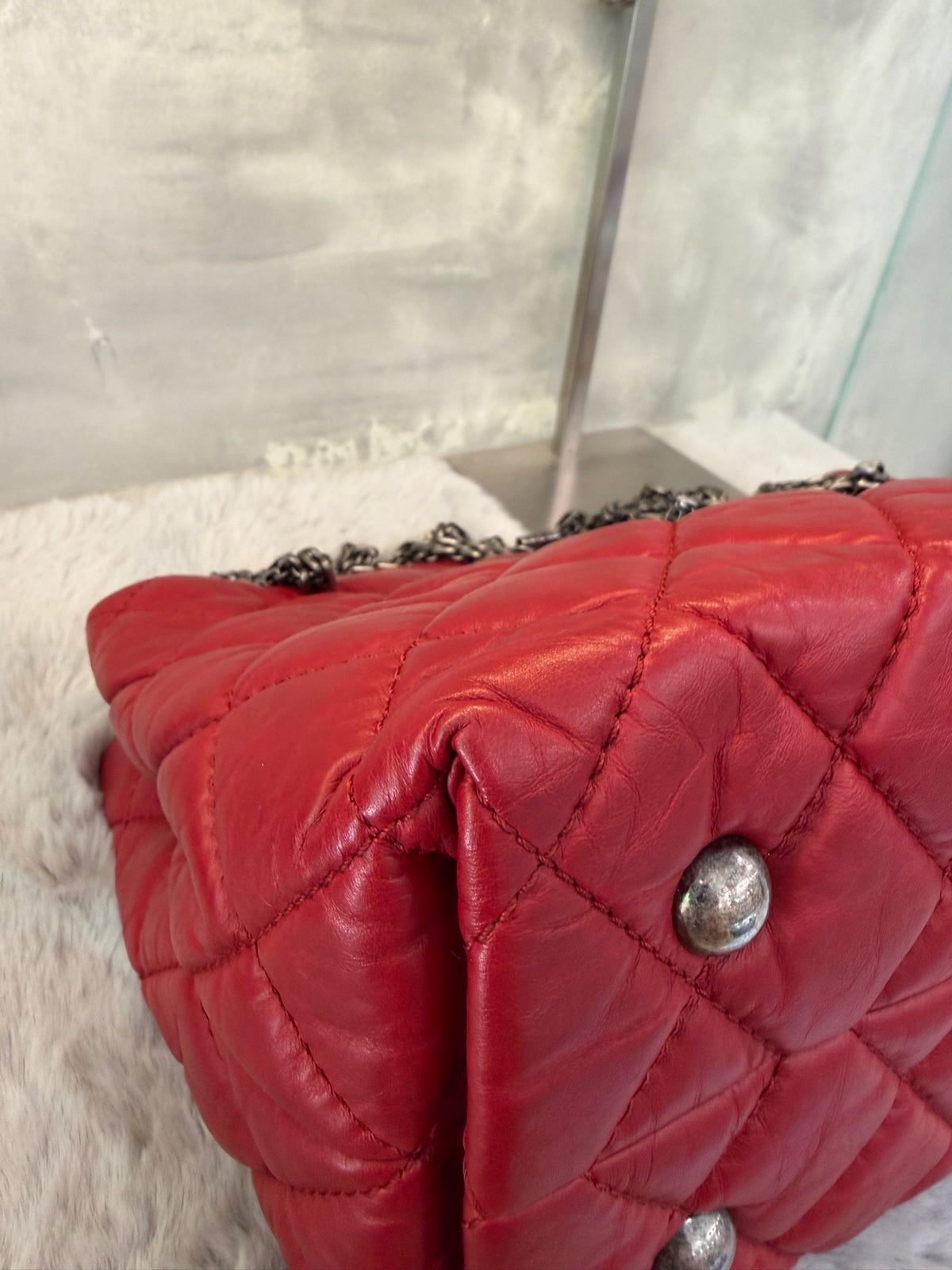 Chanel - 2.55 - Leather - Red - (medium)